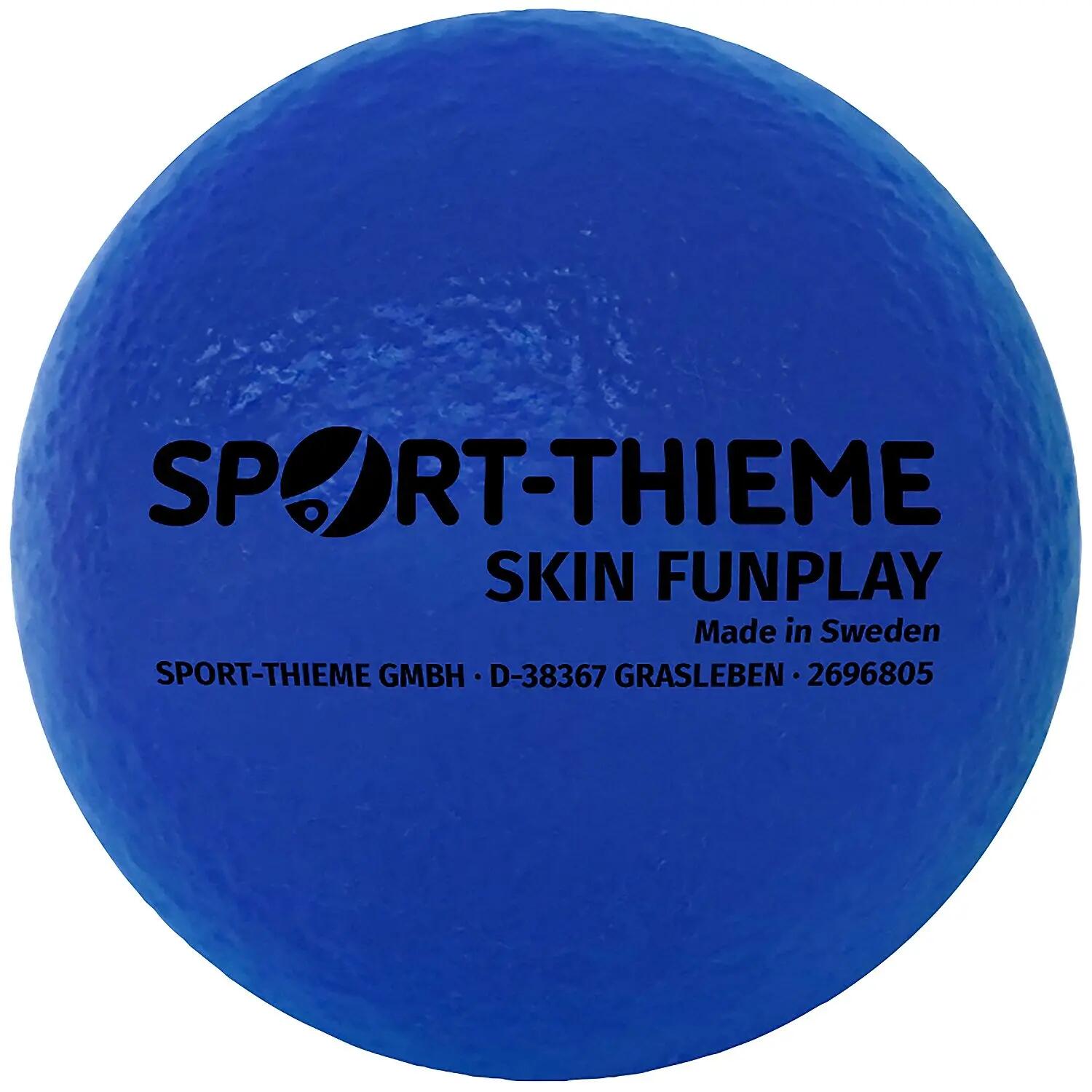 Weichschaumball Skin Funplay Handball Unisex Blau, Gelb, Grün, Rot, Orange 5/6