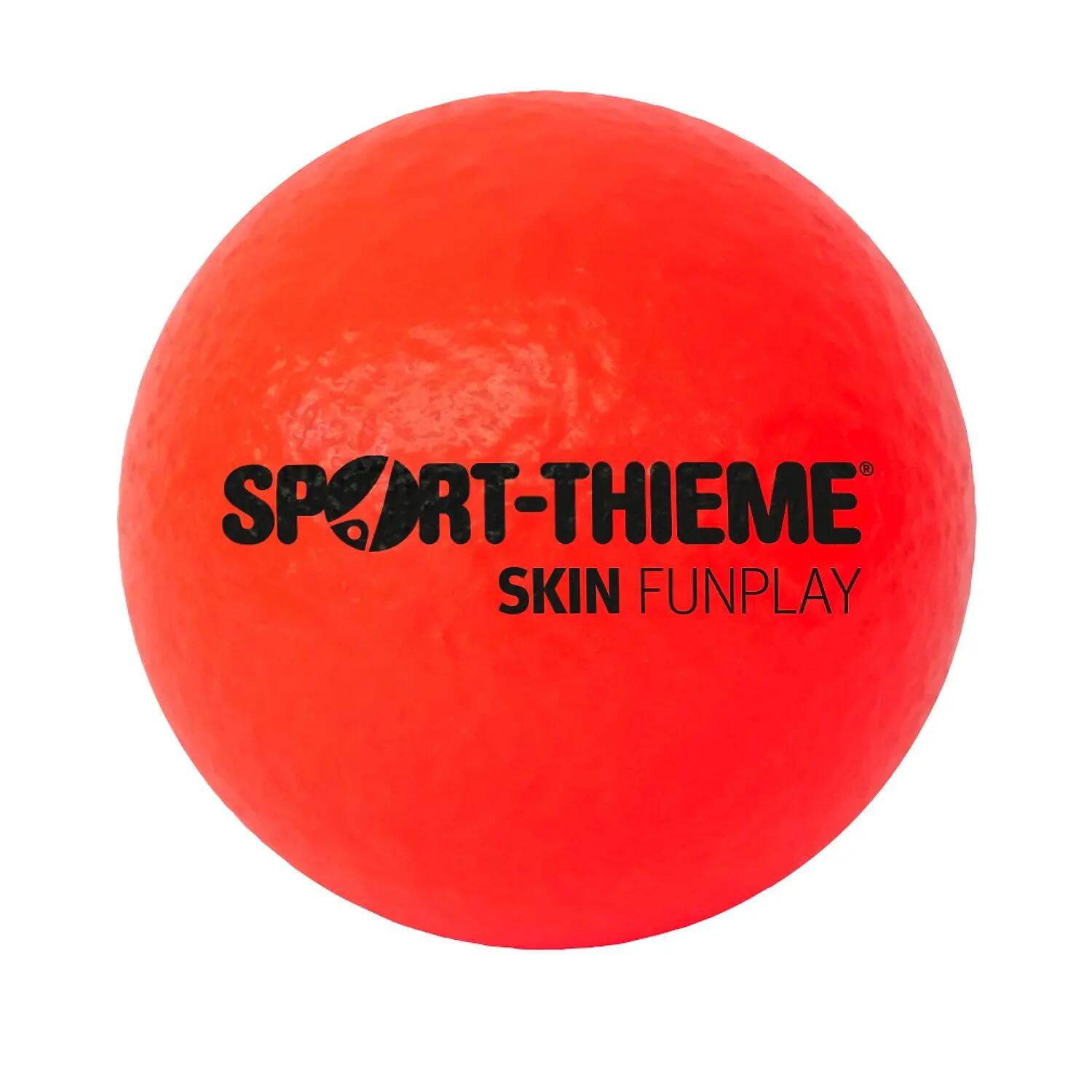 Weichschaumball Skin Funplay Handball Unisex Blau, Gelb, Grün, Rot, Orange 4/6