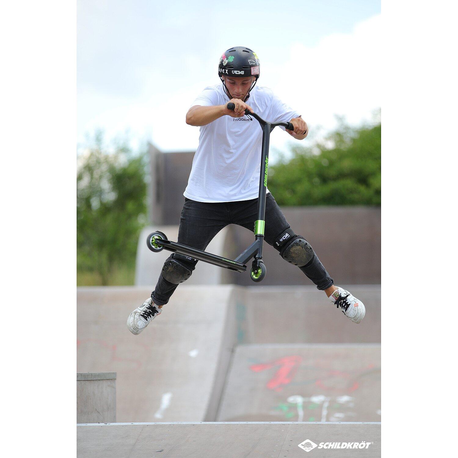 Scooter-Roller Kickless Scooter Unisex Grün-Schwarz 4/7