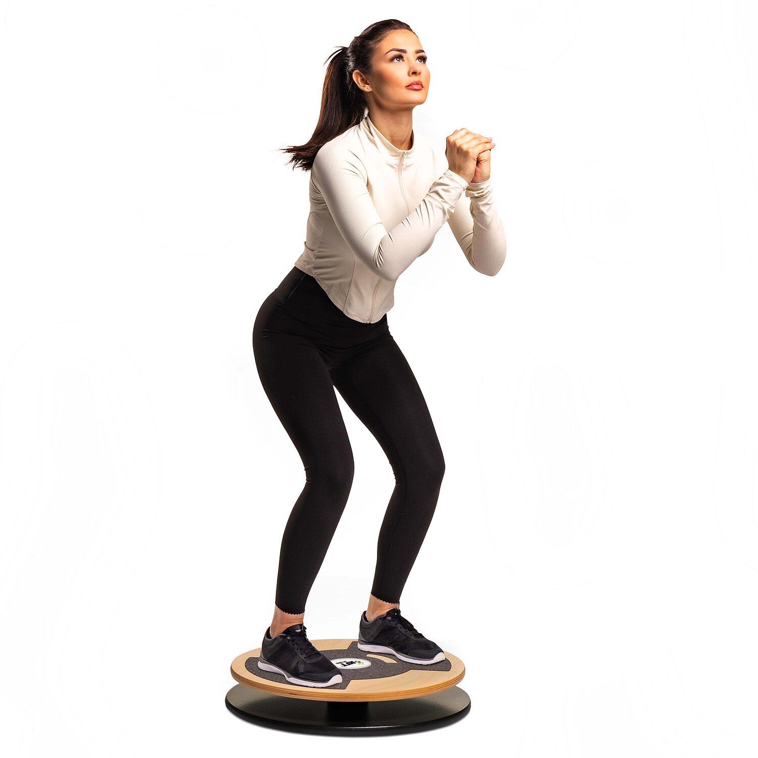 Balance-Disc Challenge-Disc Classic Holz-Natur Functional Training Unisex 4/4