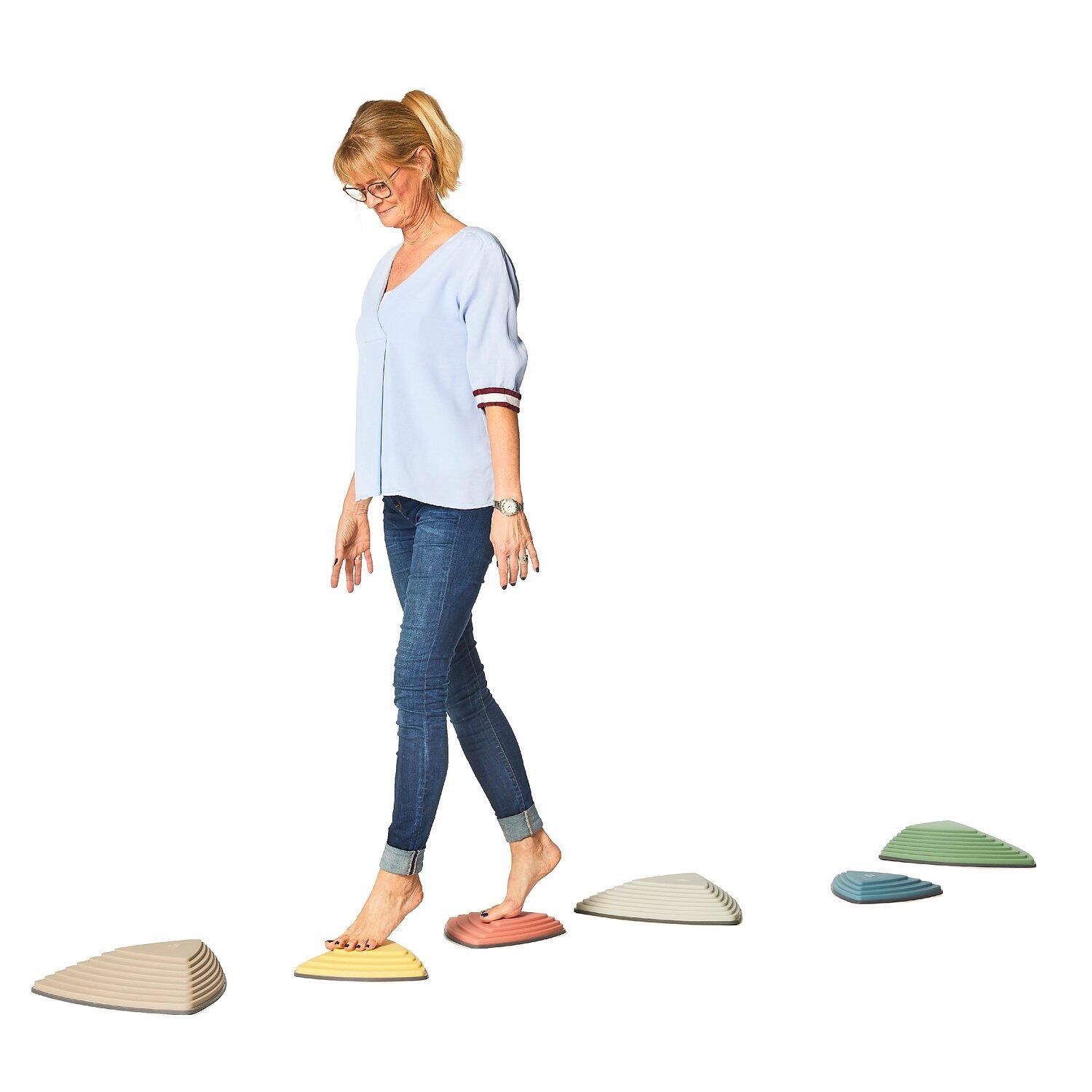 Balanciersteine-Set Fluss-Steine Nordic Gesundheitssport Unisex 4/6