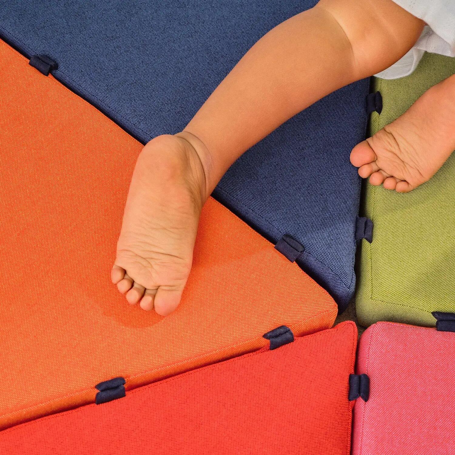 Mattenbausatz Kunterbunt Rainbow Pro 8-teiliges Set Kinderturnen 6/6
