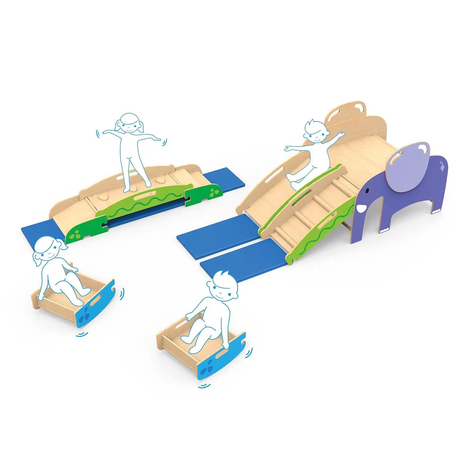 Bewegungsbaustellen-Set Wild Climber Kinderturnen Unisex 4/6