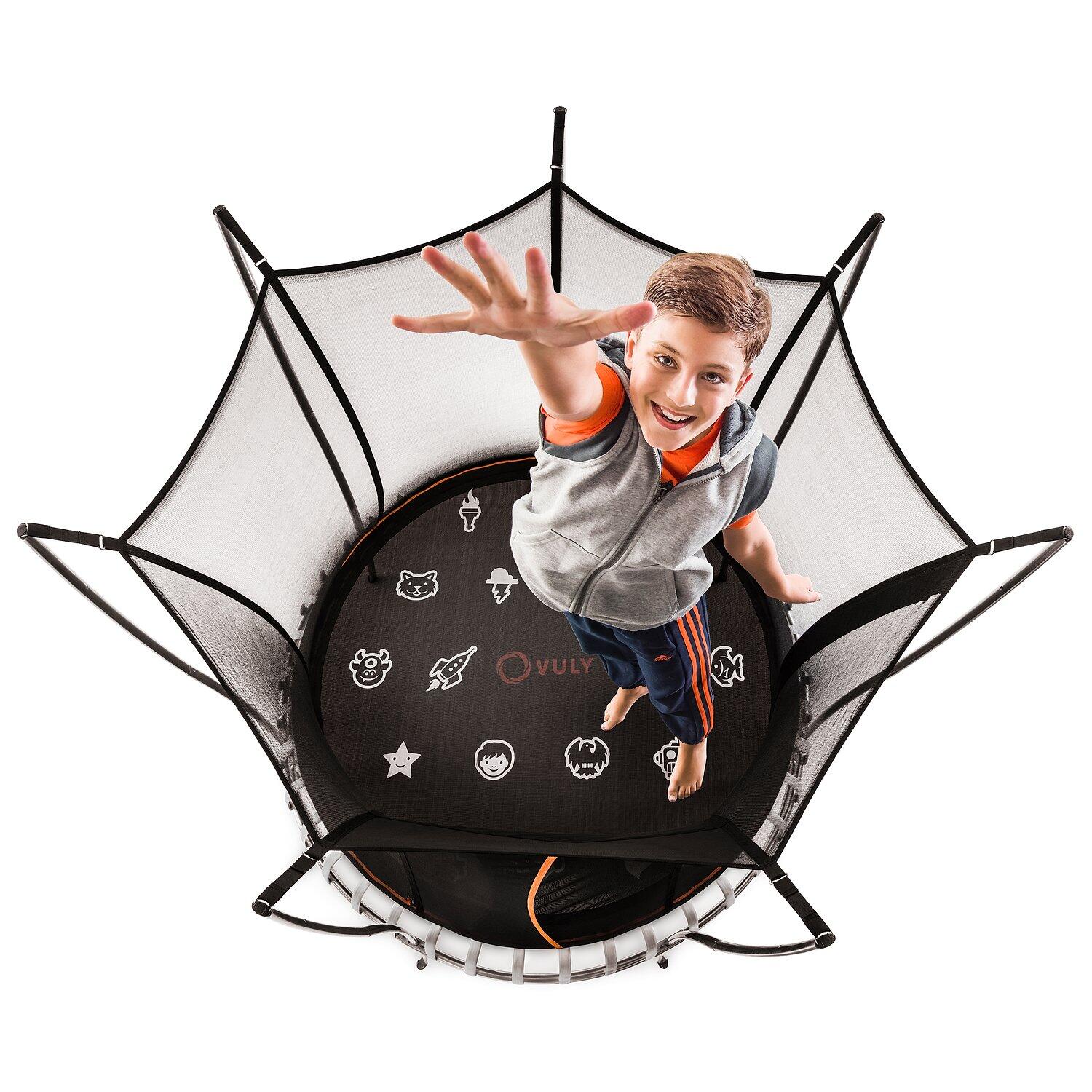 Trampolin Thunder M Trampolin Unisex Silber 3/6