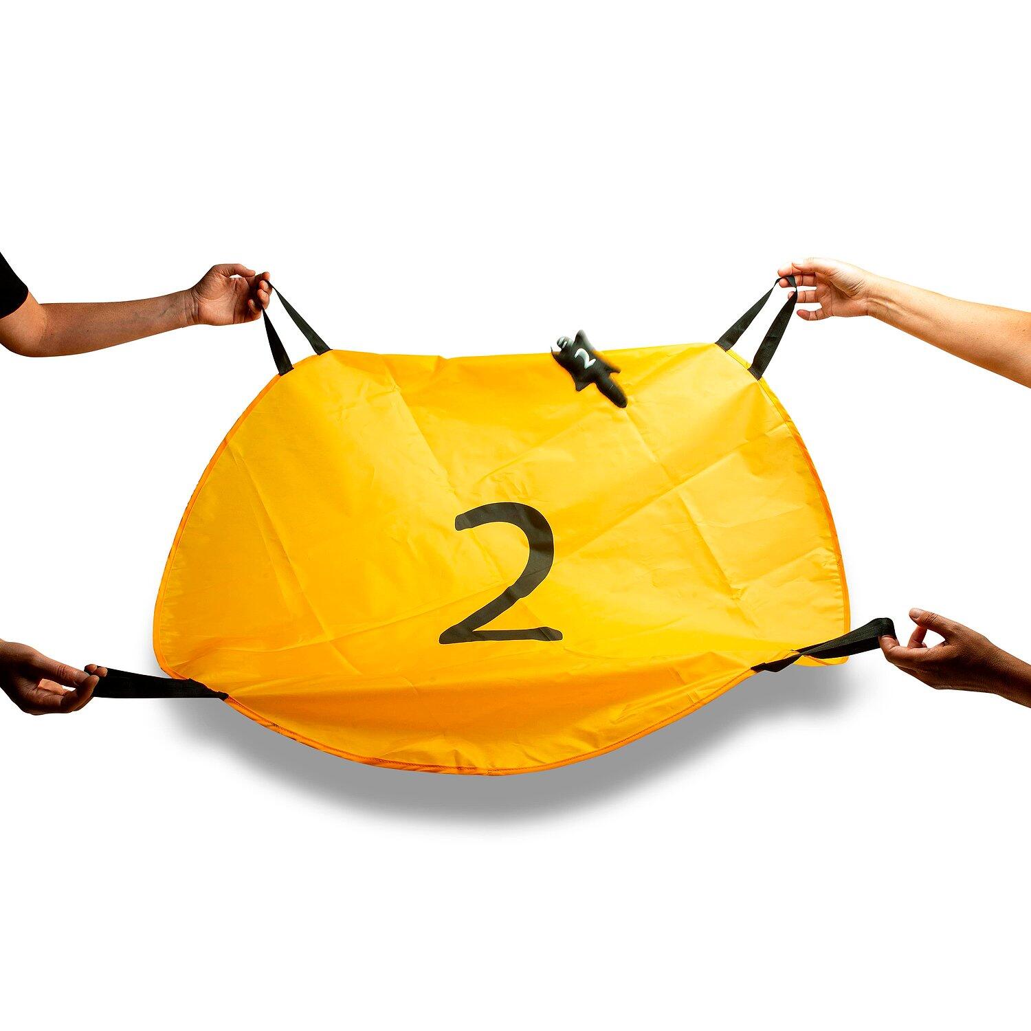 Jeu parachute - 5 parachutes - jeu extérieur enfant - jeu de lancer 3/7