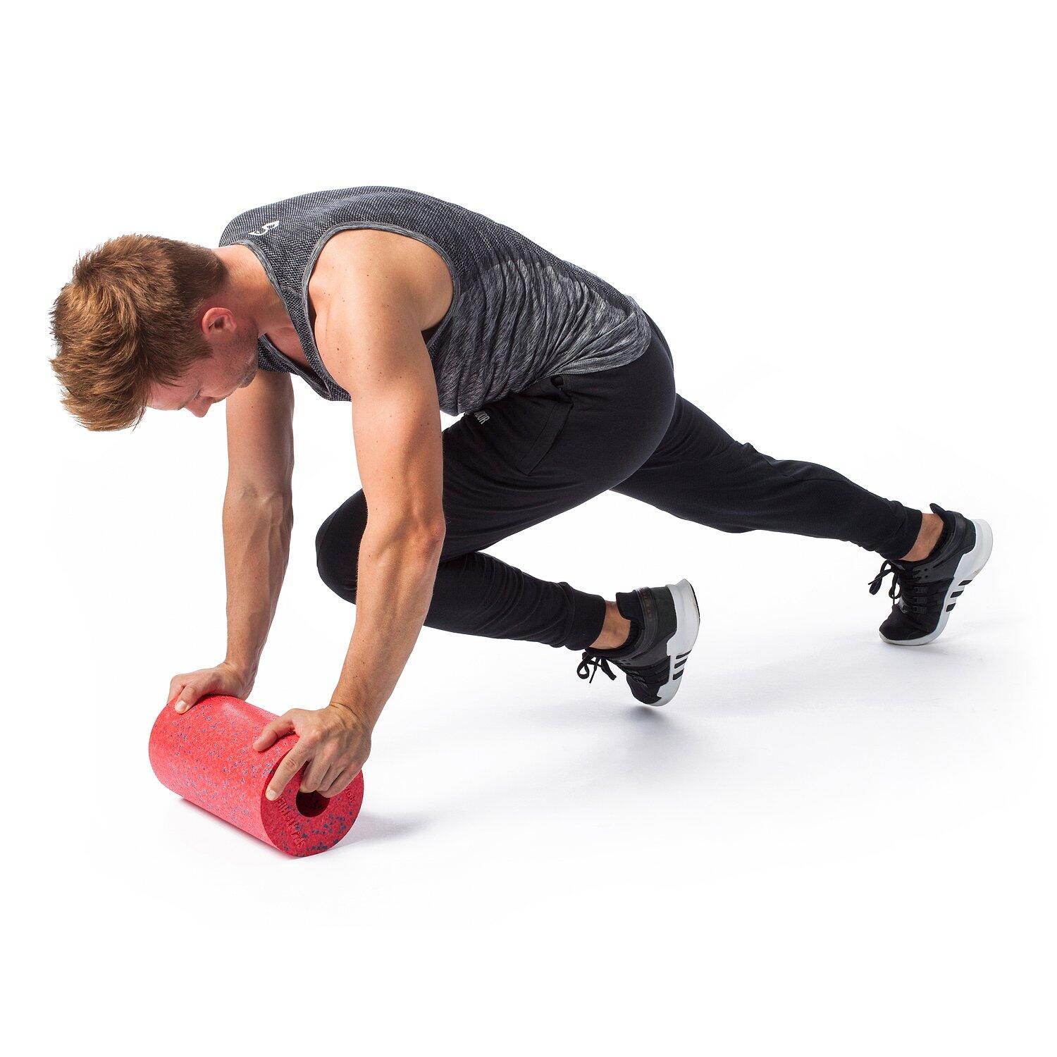 Faszienrolle The Roll Standard Fitnesstraining Unisex Rot-Blau 5/6
