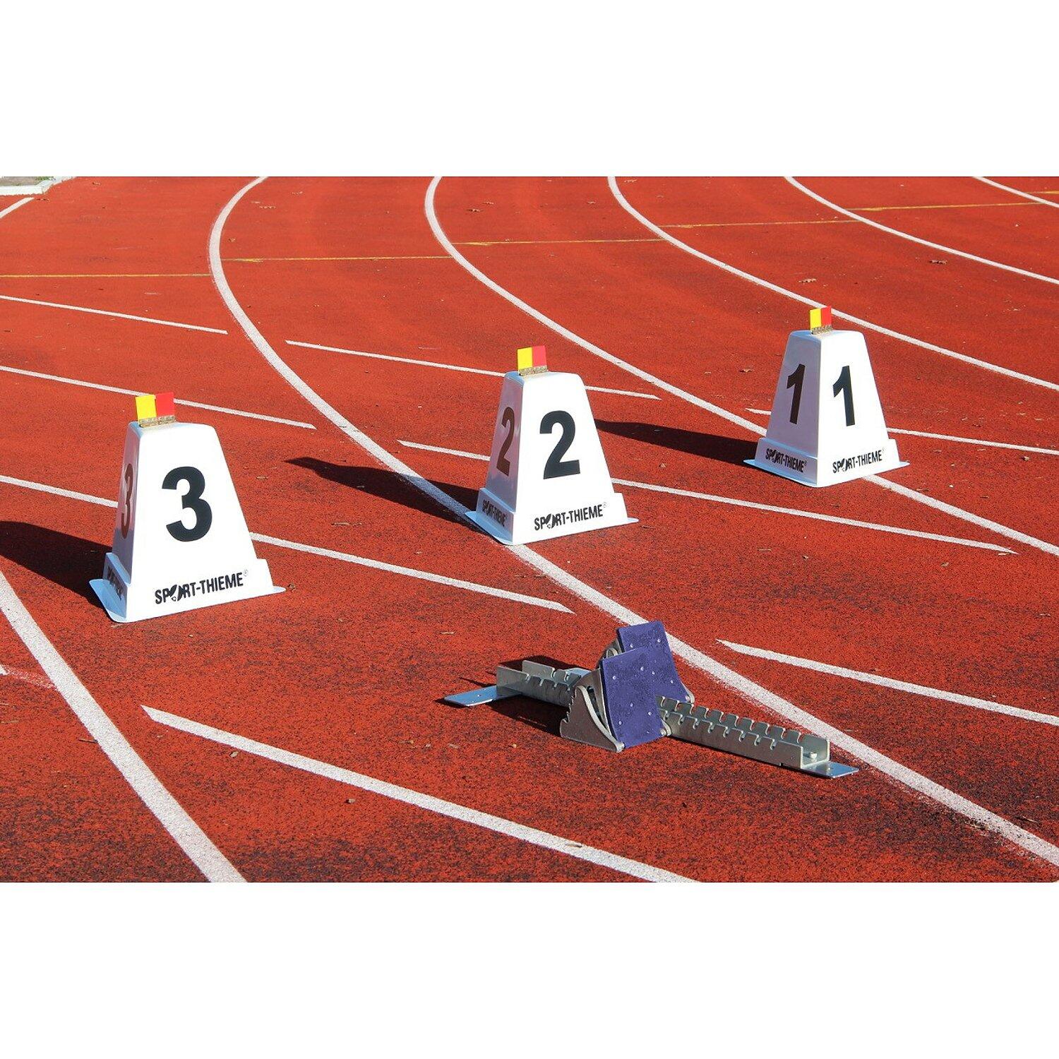 Startkästen-Set mit Fehlstartanzeige Leichtathletik Unisex 3/4