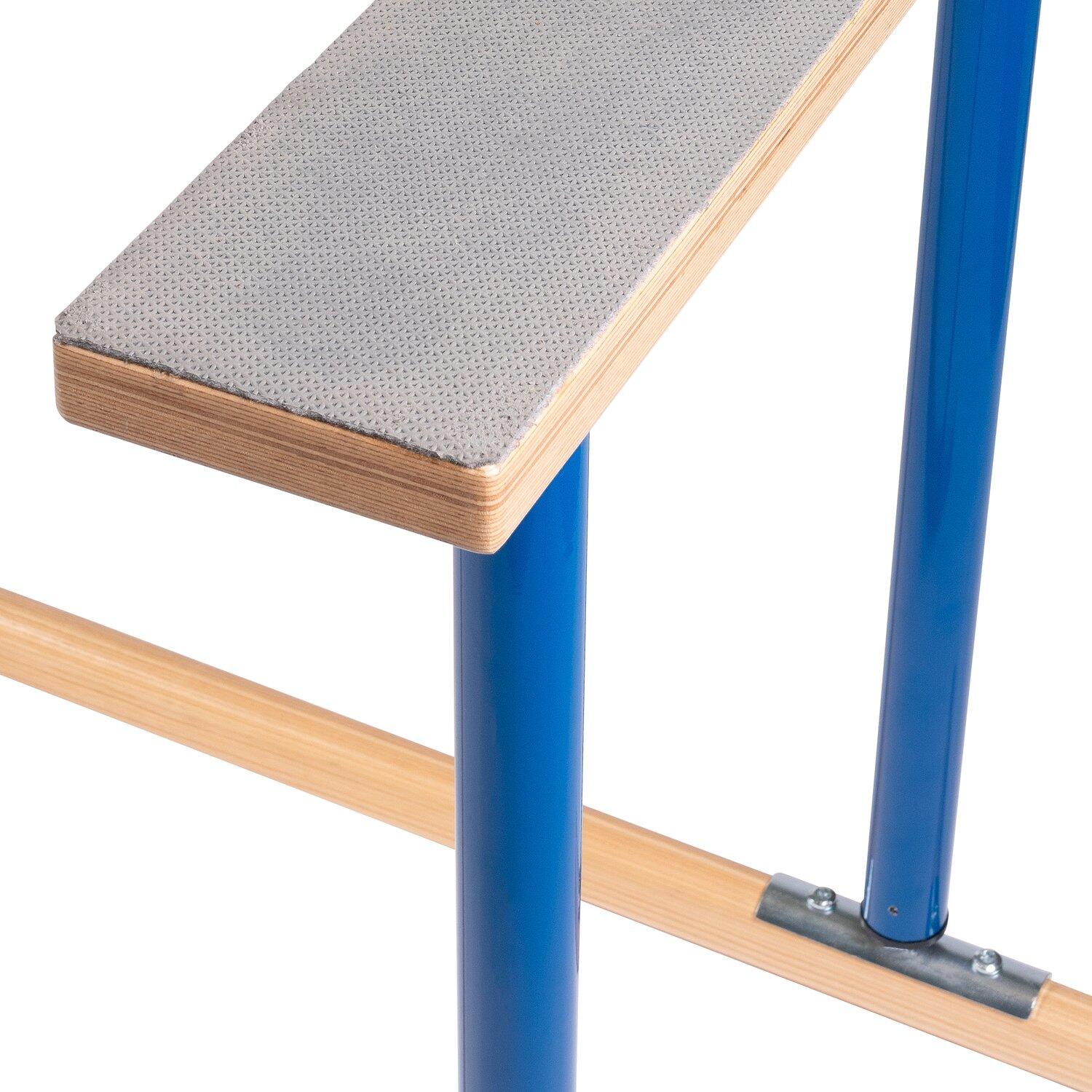 Turnbarren Kids Kinderturnen Unisex Holz-Natur, Silber 4/6