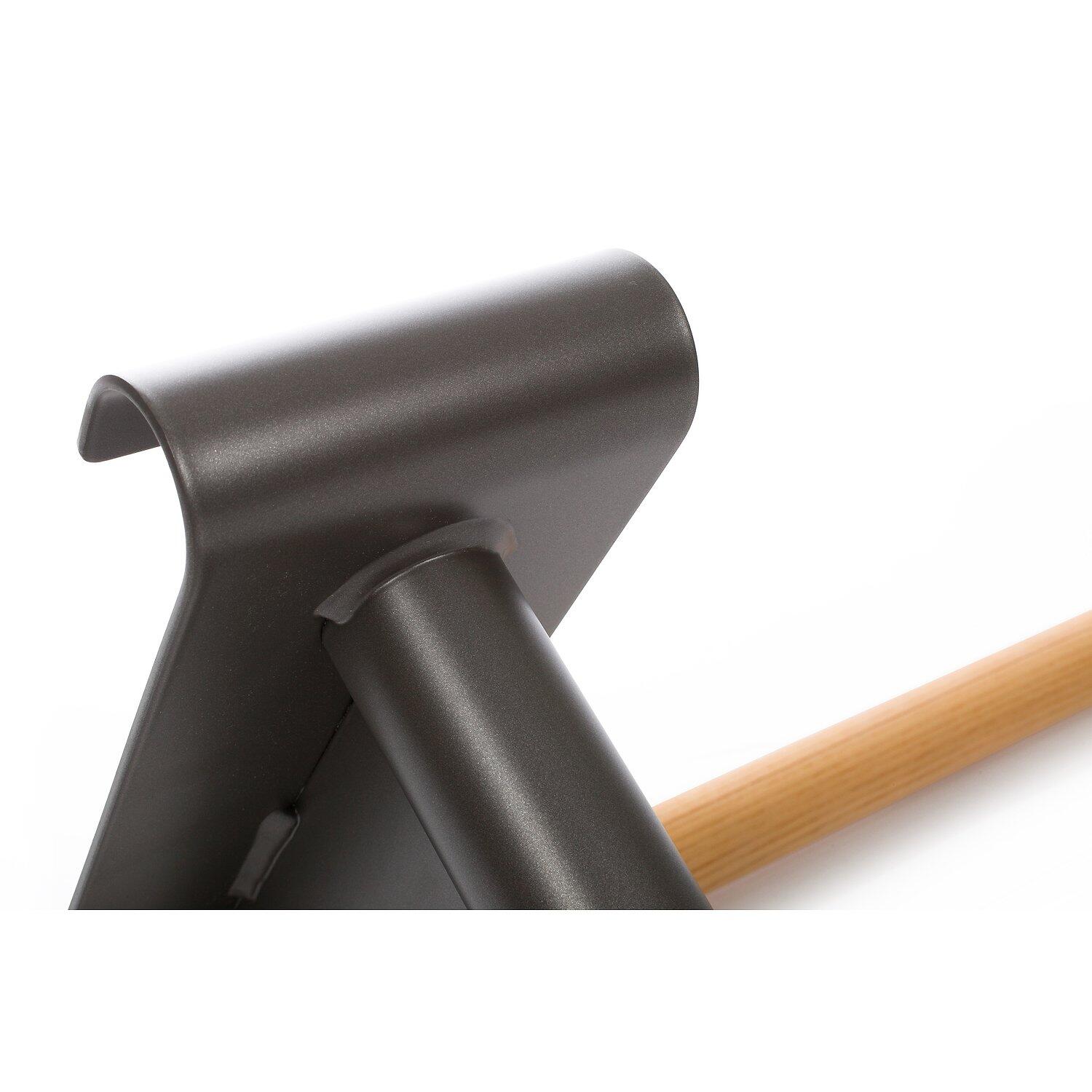 Klimmzug-Dip-Stange Kombi Turnen Unisex Schwarz, Holz-Natur 6/6