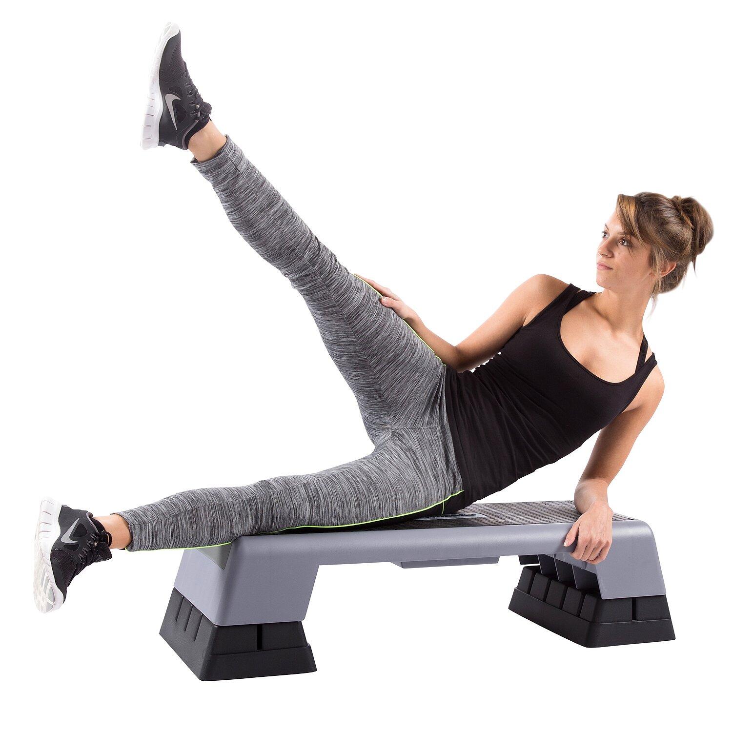 Aerobic-Stepper Classic Grau-Schwarz Aerobic Unisex Grau 5/6