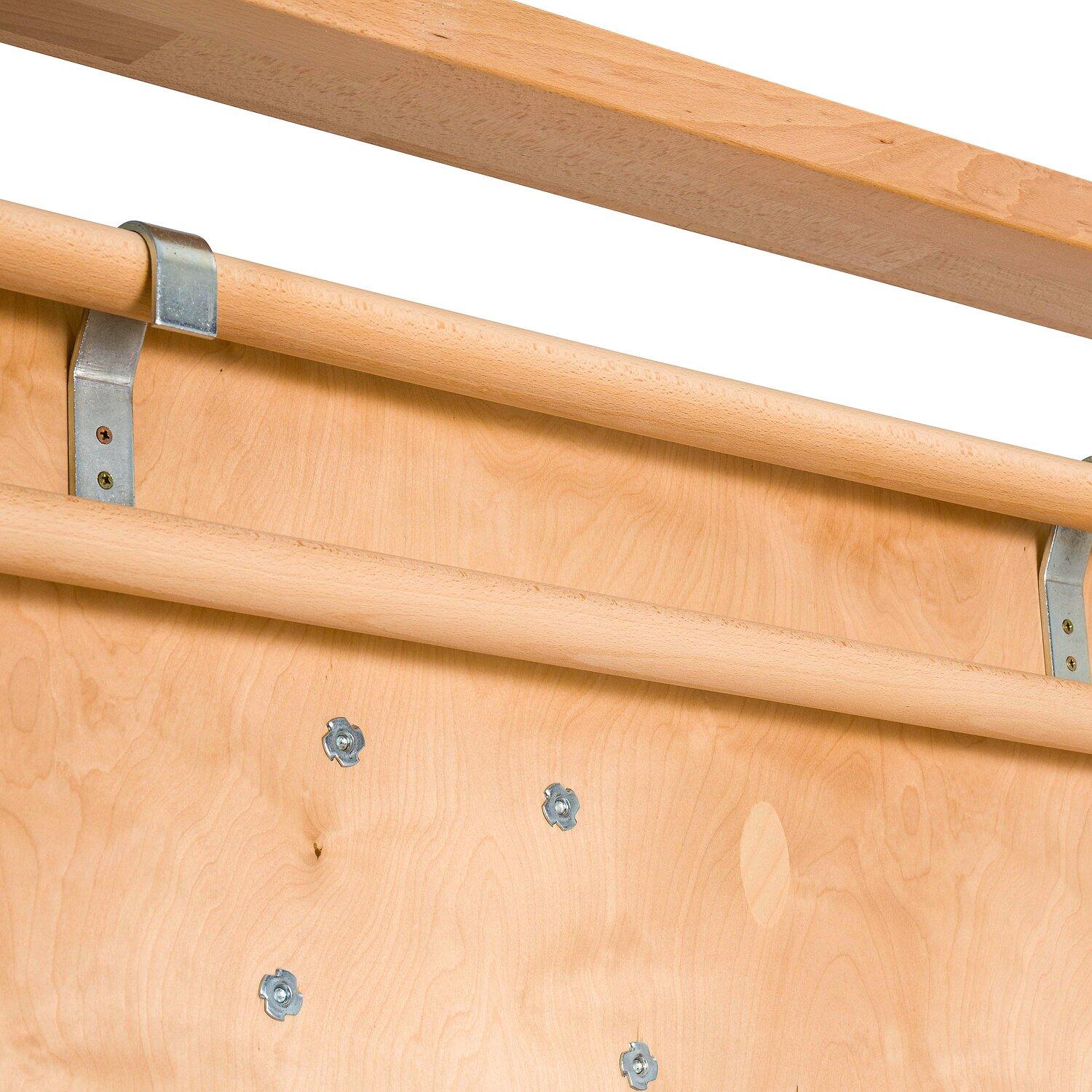 Kletterwand Kidz für Sprossenwände Turnen Unisex Holz-Natur 5/6