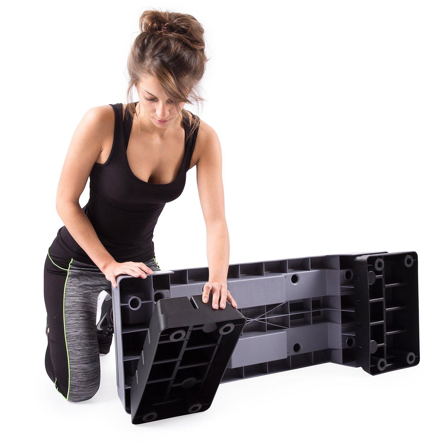 Aerobic-Stepper Classic Grau-Schwarz Aerobic Unisex Grau 4/6