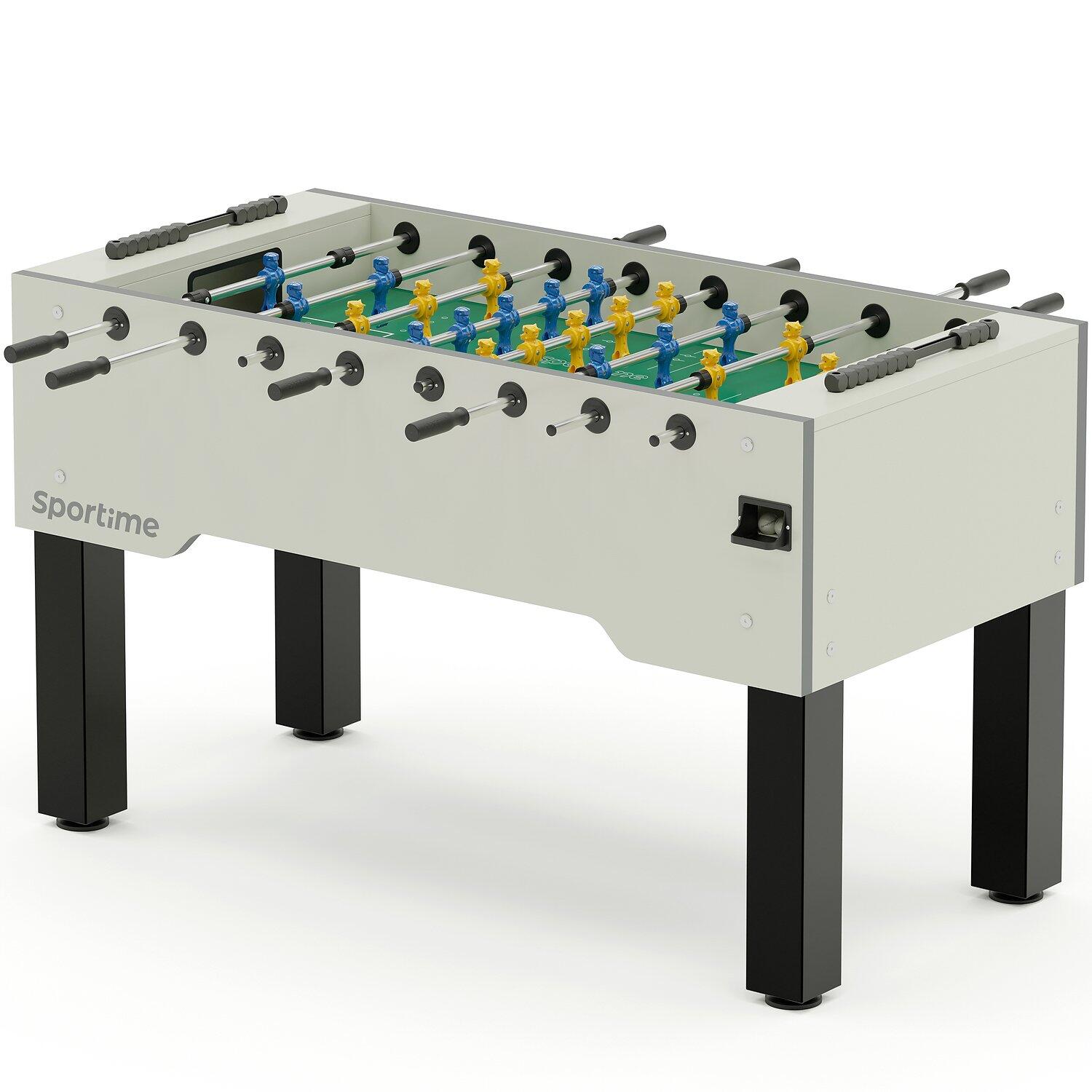 Football Table Match Blue guardians vs yellow dragons White green playfield 1/3