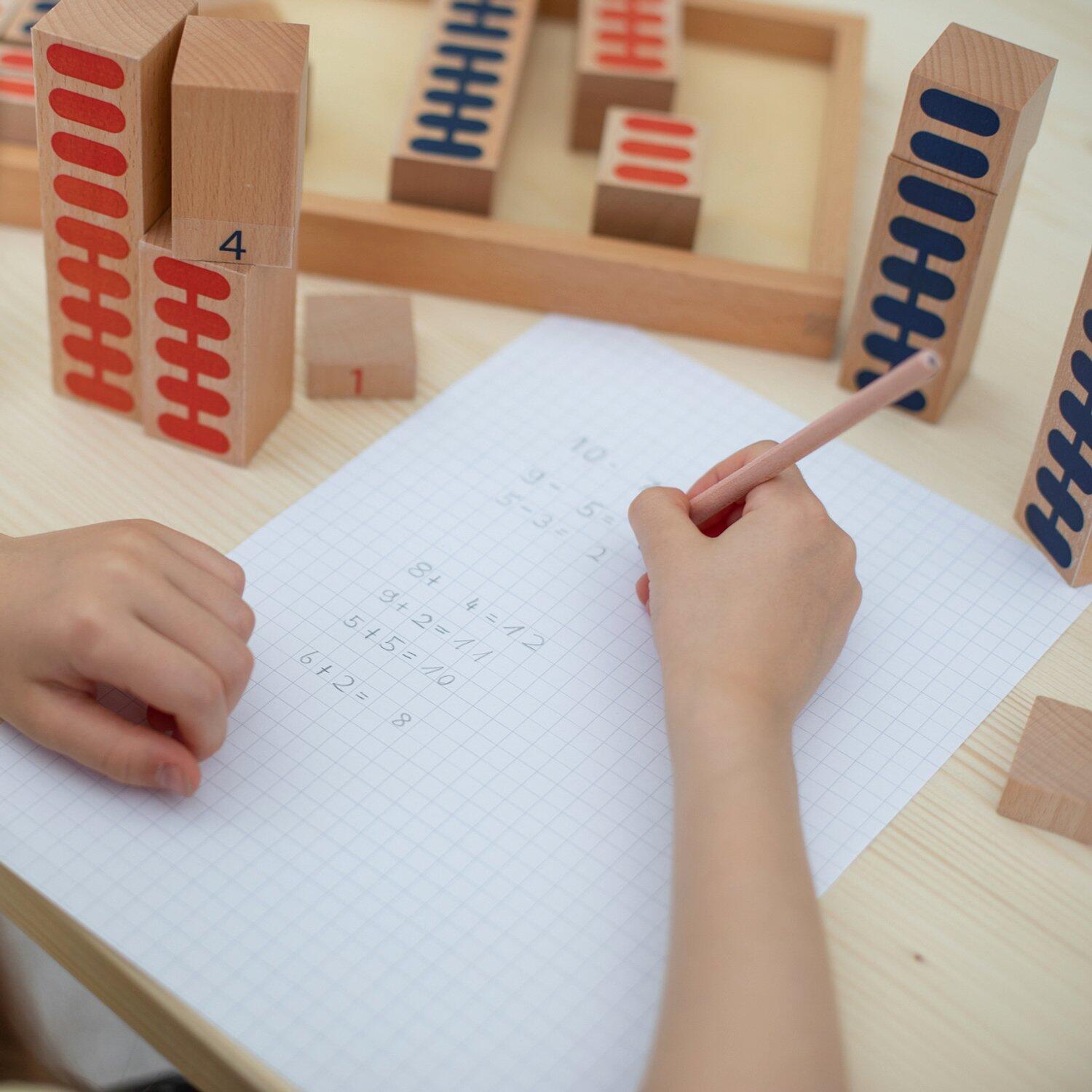 Lernspiel Zahlentürme N6 Kinderturnen Unisex 5/6