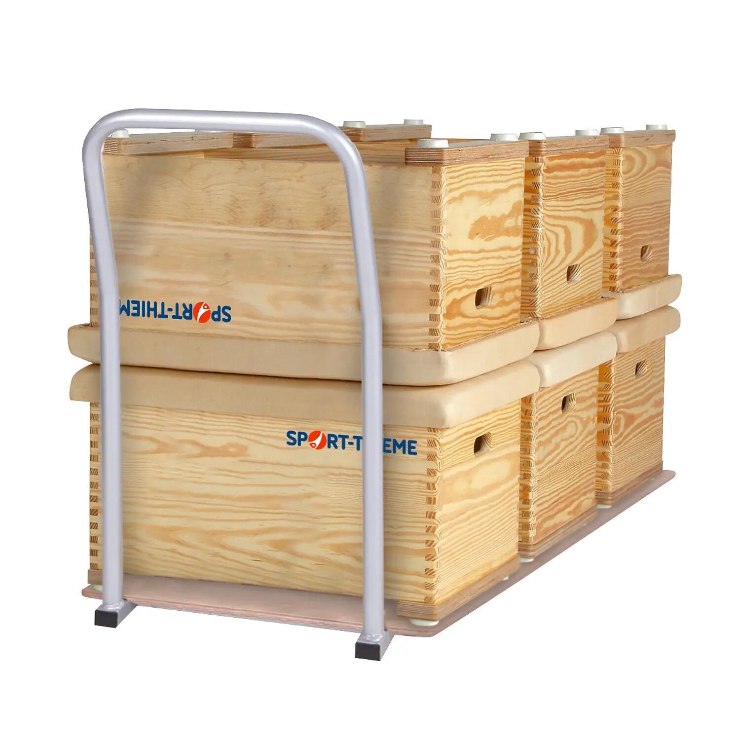 Transportwagen für 1- und 3-teilige Sprungkästen Leichtathletik Unisex 3/4