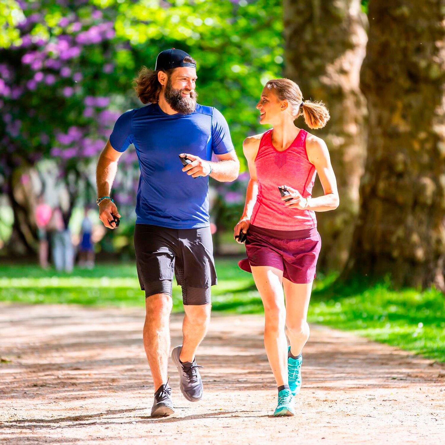 Lauftrainer by Dr. med. Schüler Schwarz mit grünem Band Large Leichtathletik 4/5