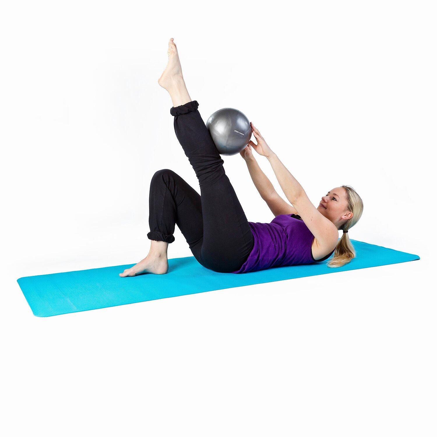 Pilates-Ball Soft Grau 22 cm Pilates Unisex Grau 3/3
