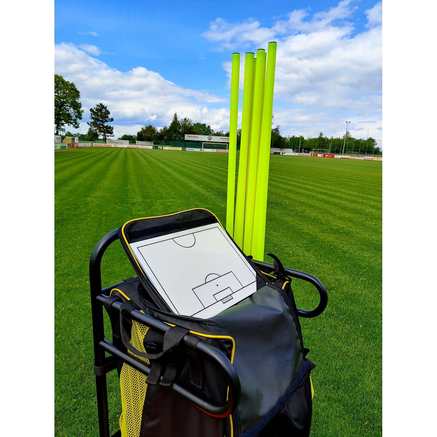 Transportwagen Fußball Gelb-Schwarz Leichtathletik Unisex Gelb-Schwarz 3/5