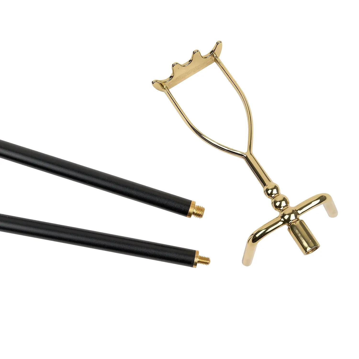 Queuebrücke Metallstab mit Metallgewinde Billard Unisex 4/6