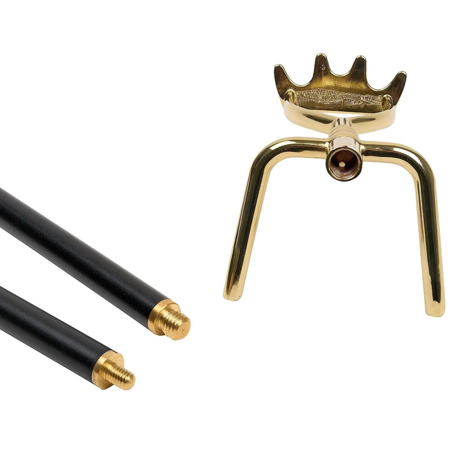 Queuebrücke Metallstab mit Metallgewinde Billard Unisex 3/6