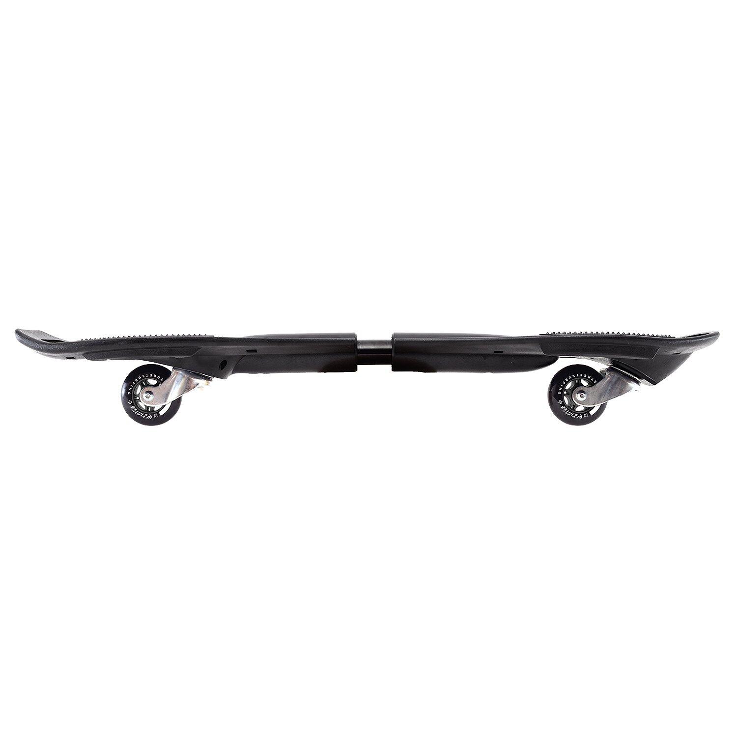 Waveboard Black Glitch Skateboard Unisex 3/5