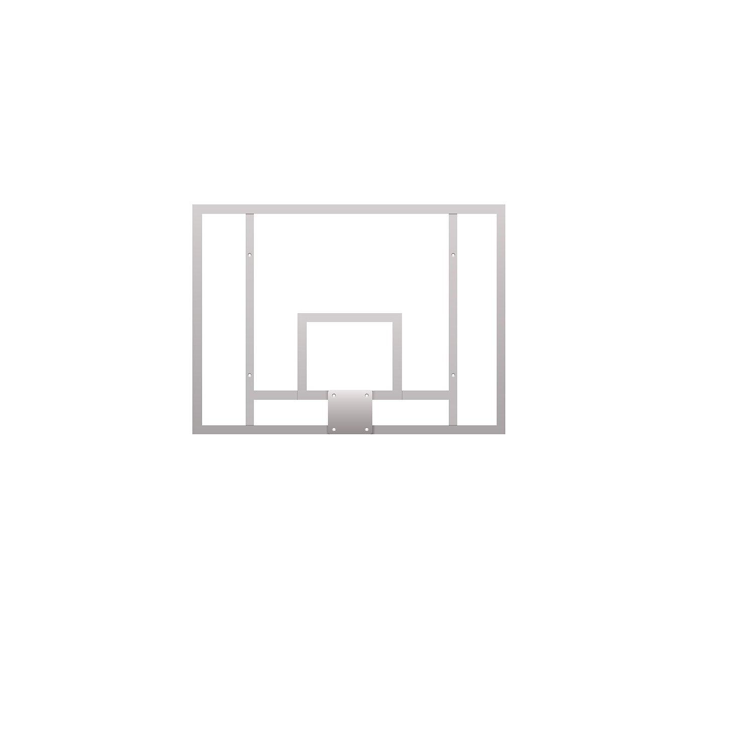 Basketball-Zielbrett Acrylglas 30 mm 180x105 cm Basketball Unisex Transparent 4/6