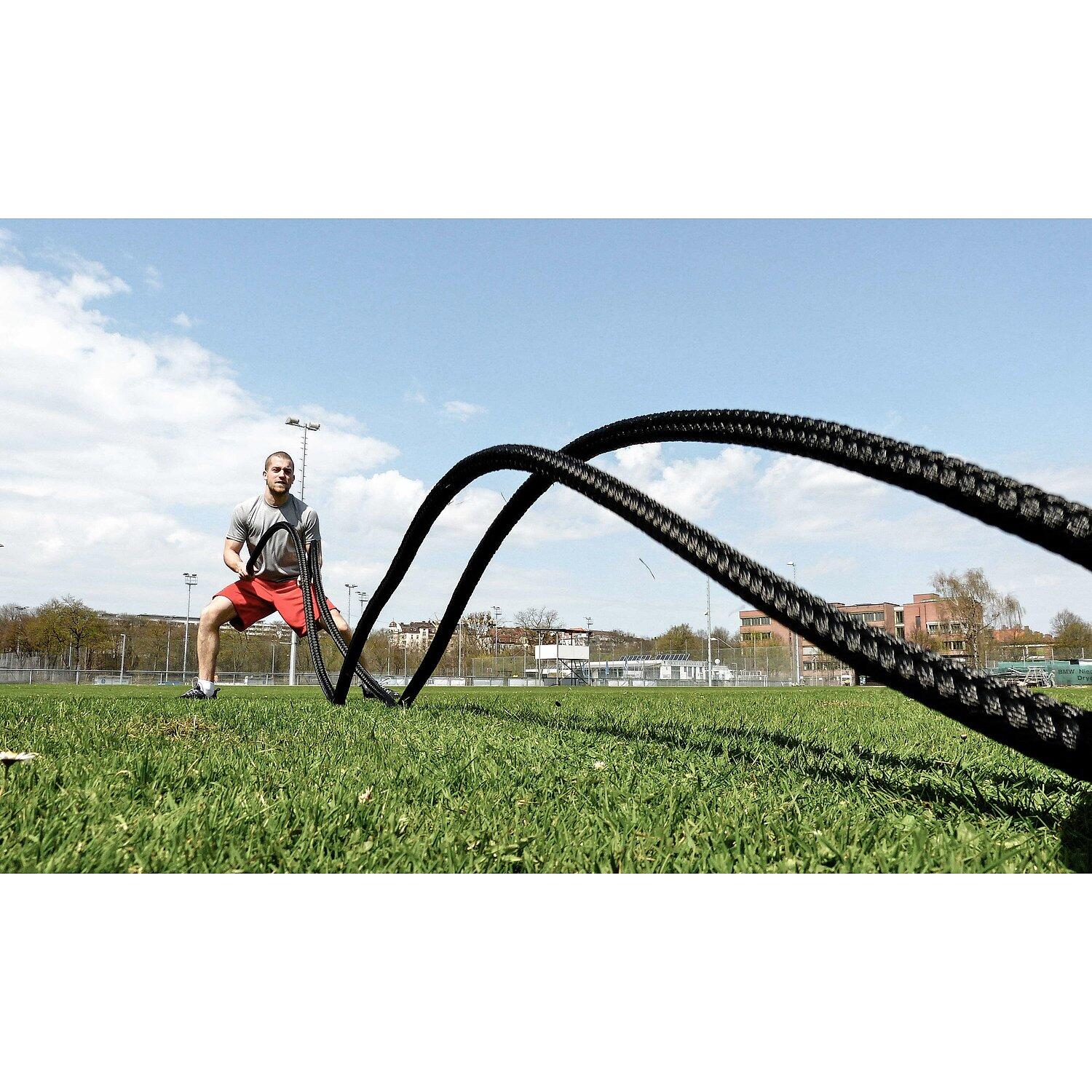 Battle Rope 10 m Fitness / Krafttraining Unisex 3/6