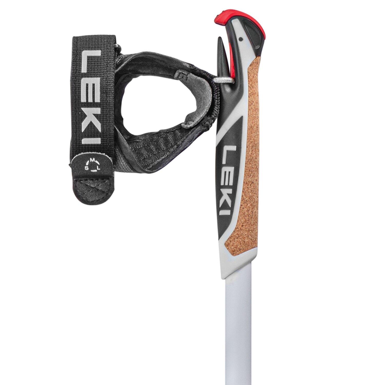 LEKI Spin Shark SL Nordic Walking Pole Pair White/Green 3/7