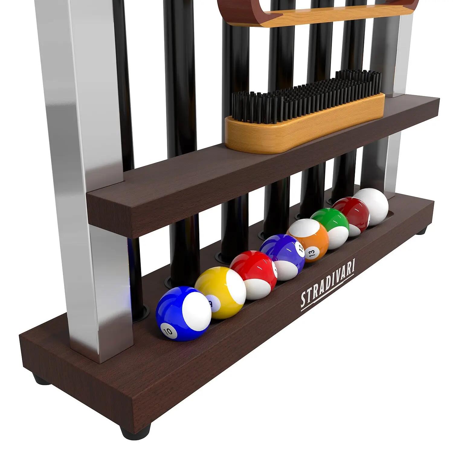 Supporto per stecca da biliardo Francesca Noce di legno Billard / Poolbillard 2/6