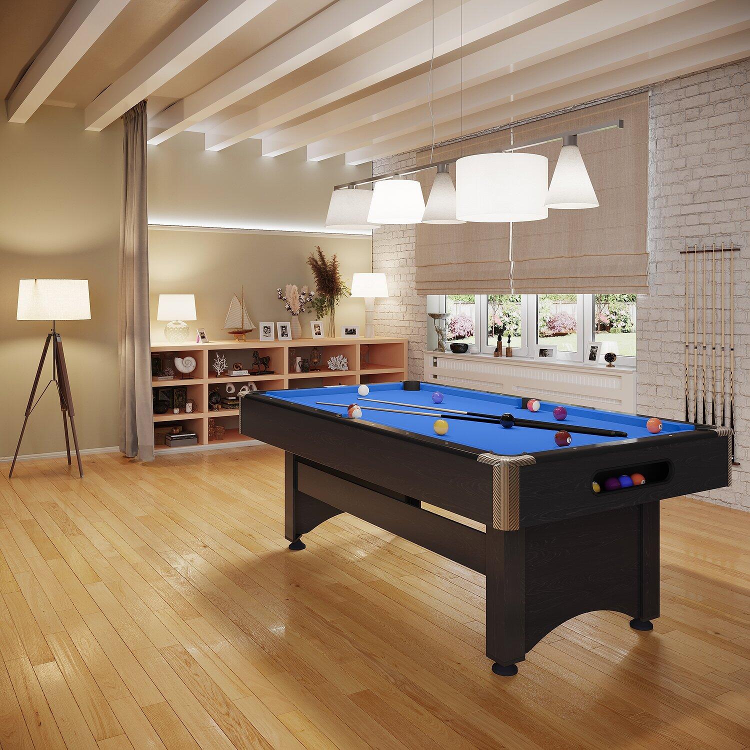 Billardtisch Galant Black Edition 8 ft Billard Unisex Blau 5/6