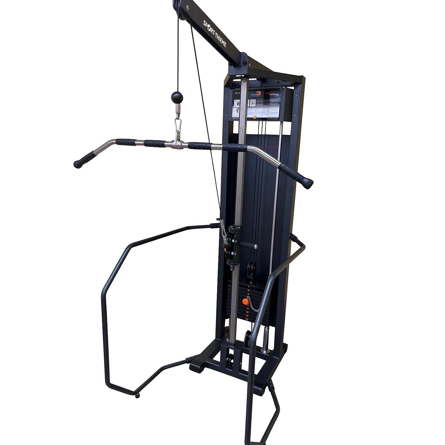 Seilzugapparat Med Fitness / Krafttraining Unisex Schwarz 5/6