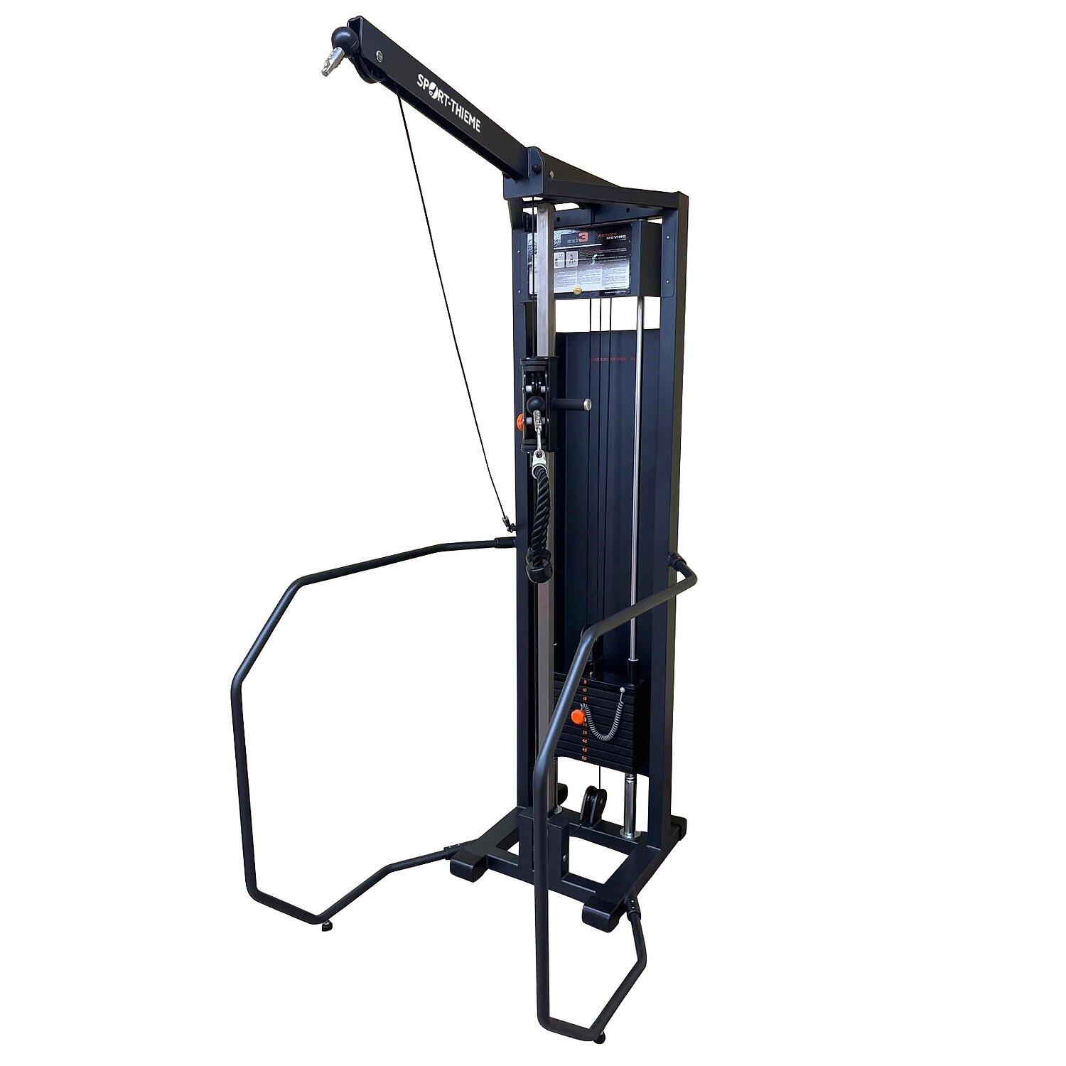 Seilzugapparat Med Fitness / Krafttraining Unisex Schwarz 4/6