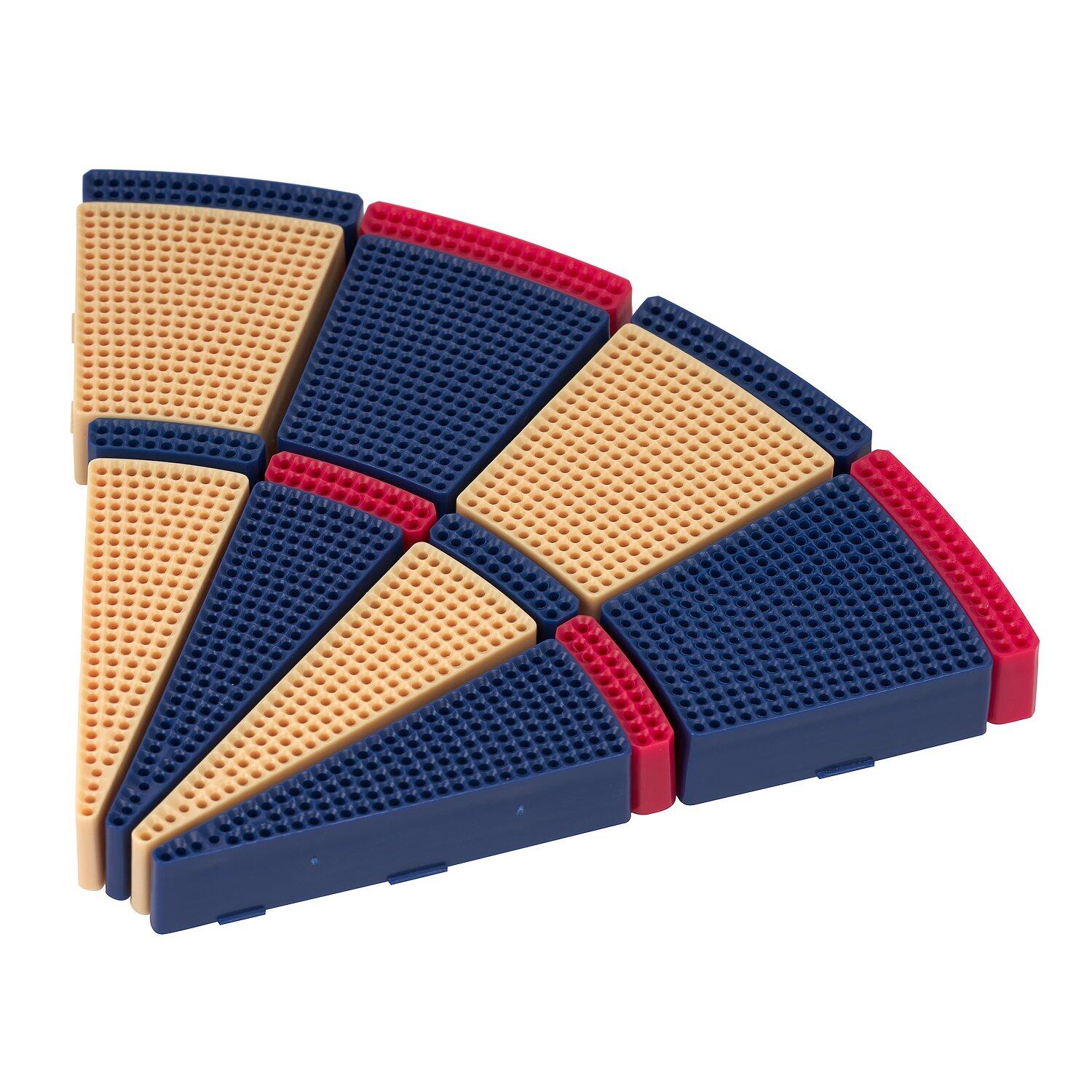 Kit de segments pour fléchettes Profi Bleu-beige Unisexe 3/6