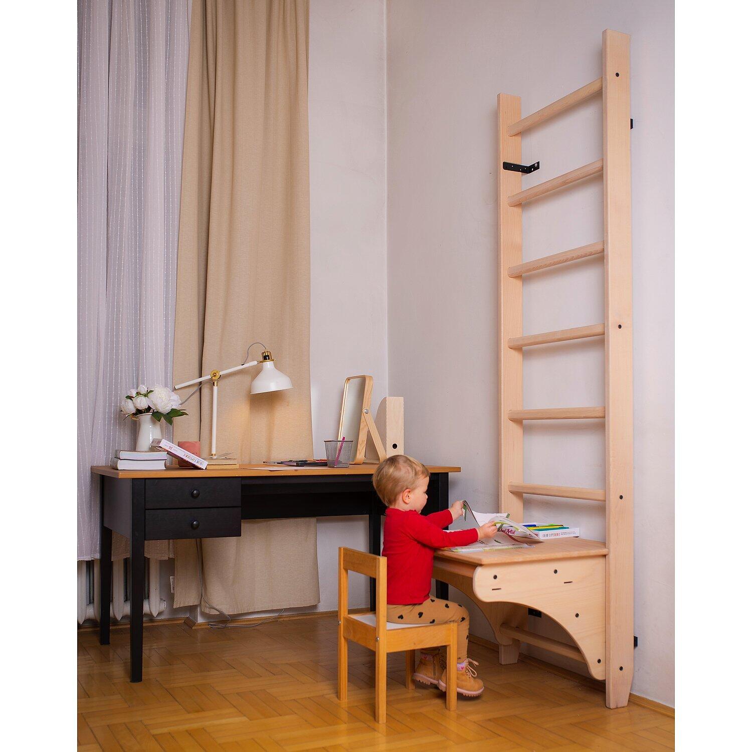 Tischauflage BT204M Turnen Unisex Holz-Natur 5/8