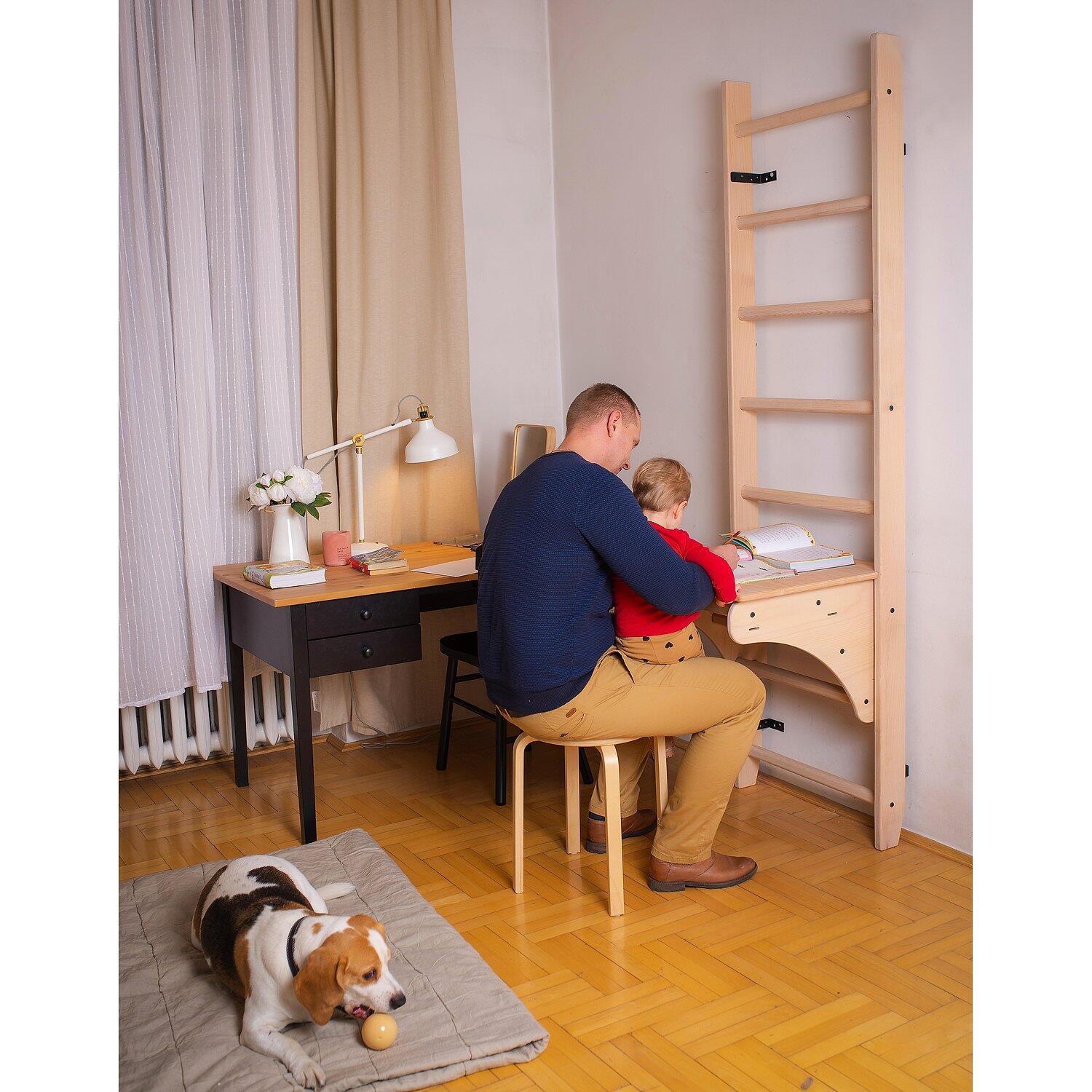 Tischauflage BT204M Turnen Unisex Holz-Natur 4/8