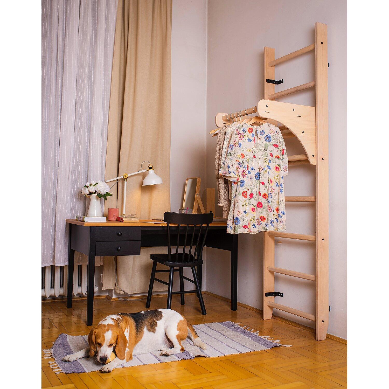 Tischauflage BT204M Turnen Unisex Holz-Natur 3/8