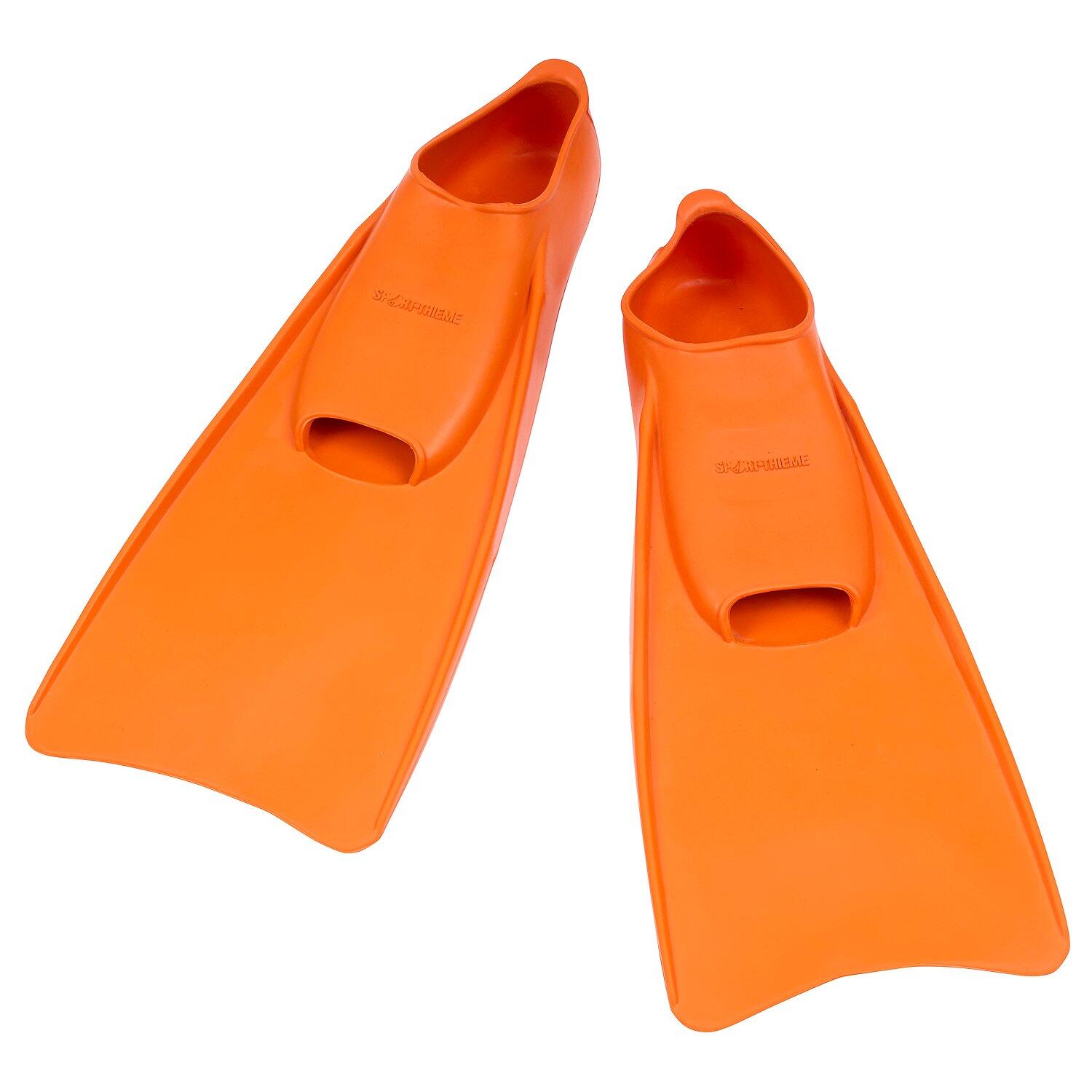 Palmes de natation Gomme Orange 36 cm 34-35 Unisexe Orange 3/4