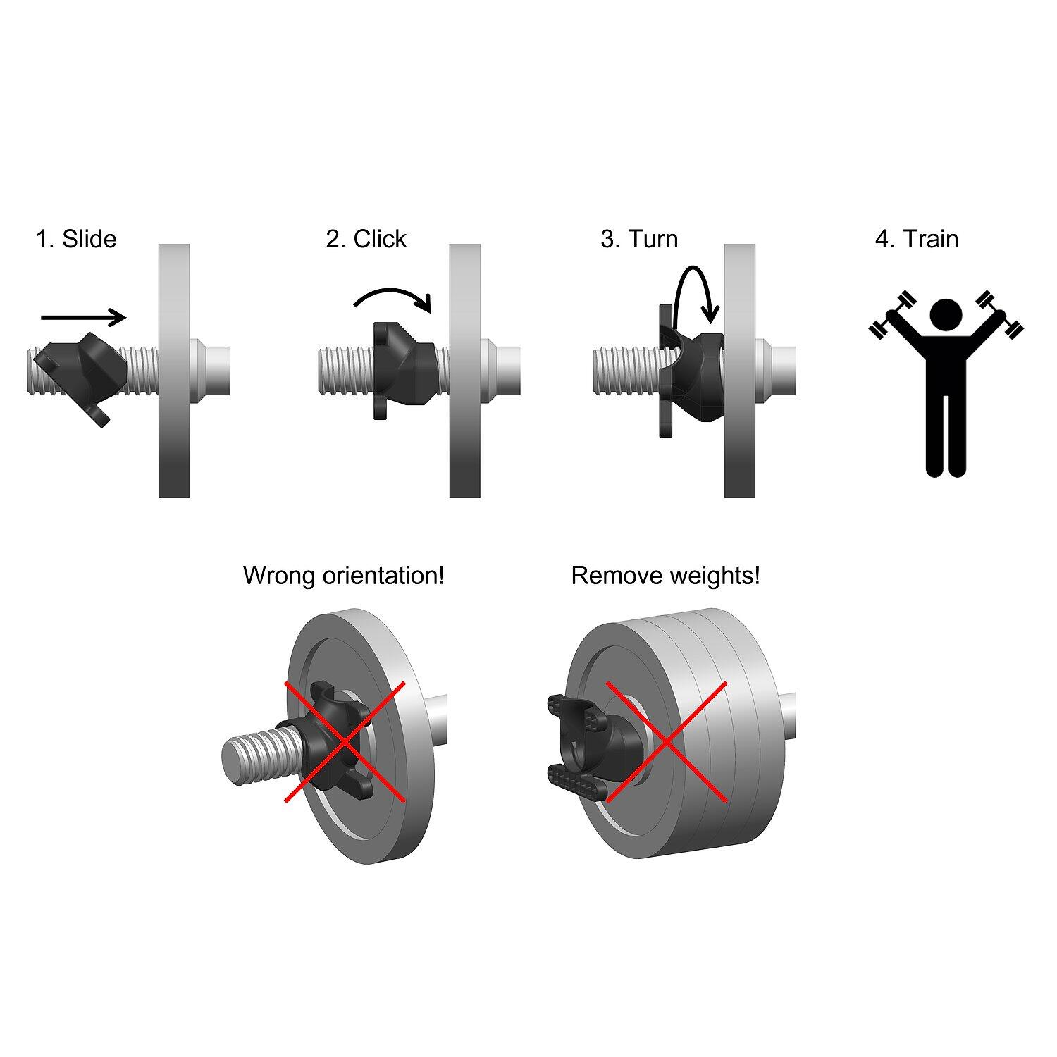 Easy Click Stop-disques 6/6