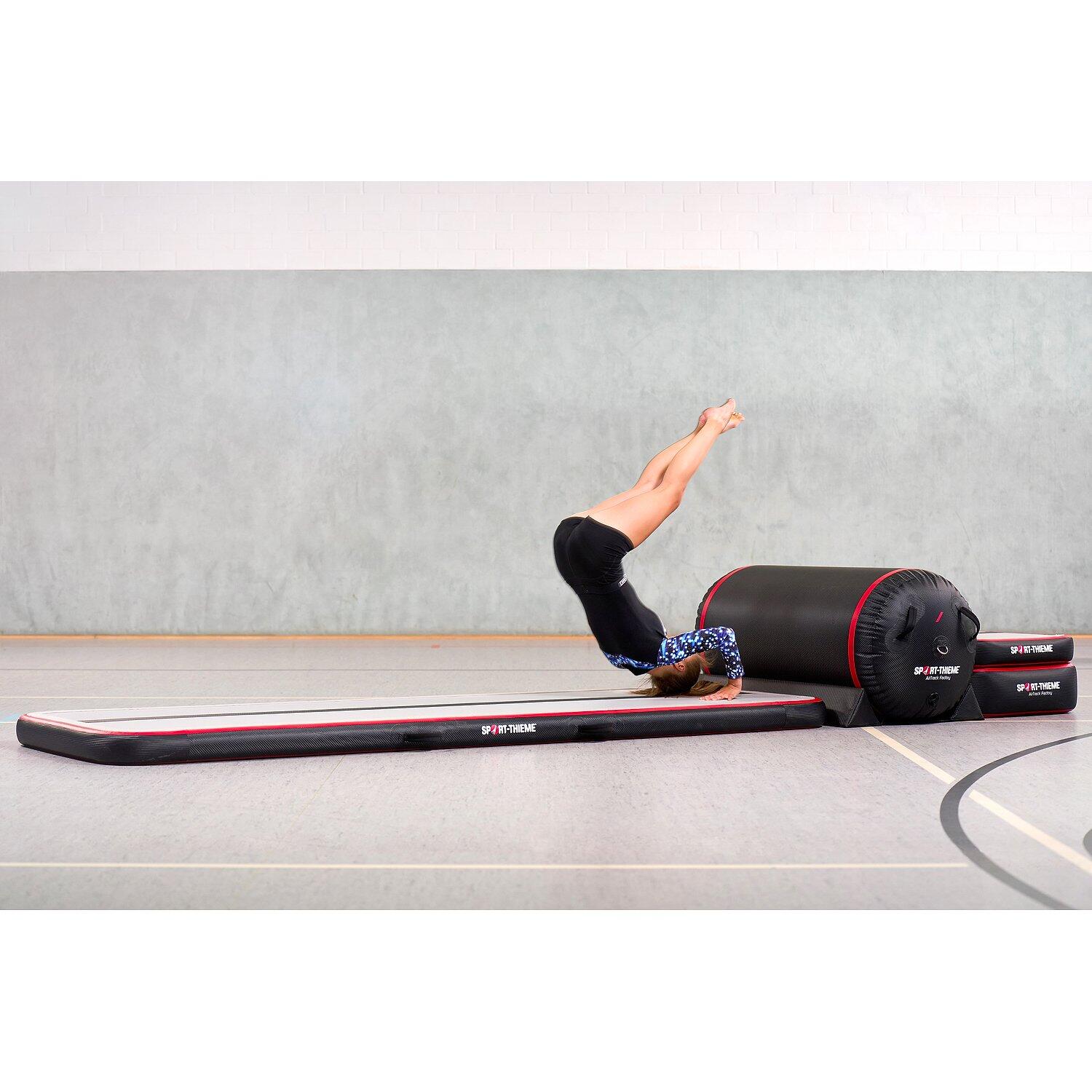AirRoll Carbon Klein Turnen Unisex Schwarz-Rot 3/3