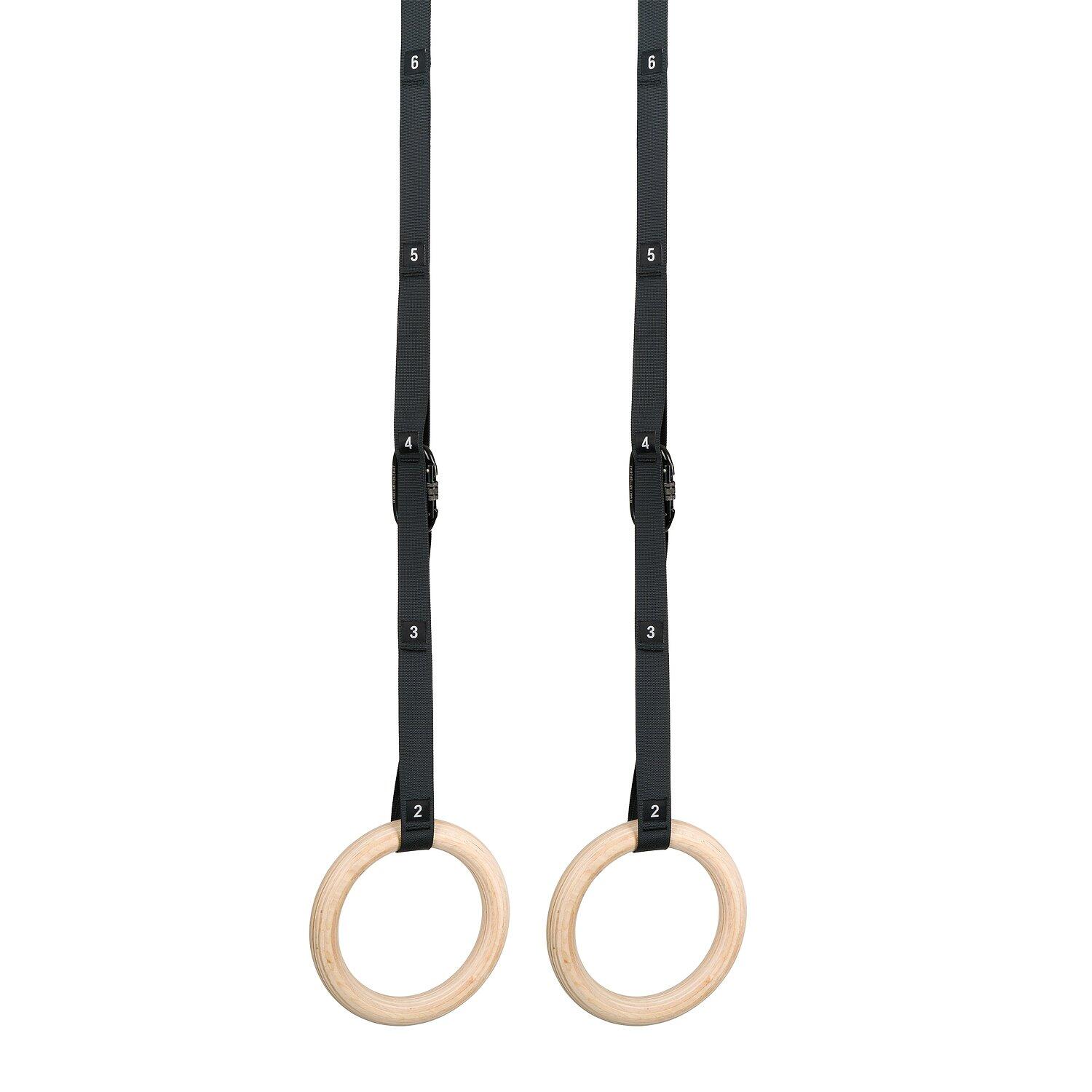 Turnringe-Set Numbers Turnen Unisex Holz-Natur 5/6
