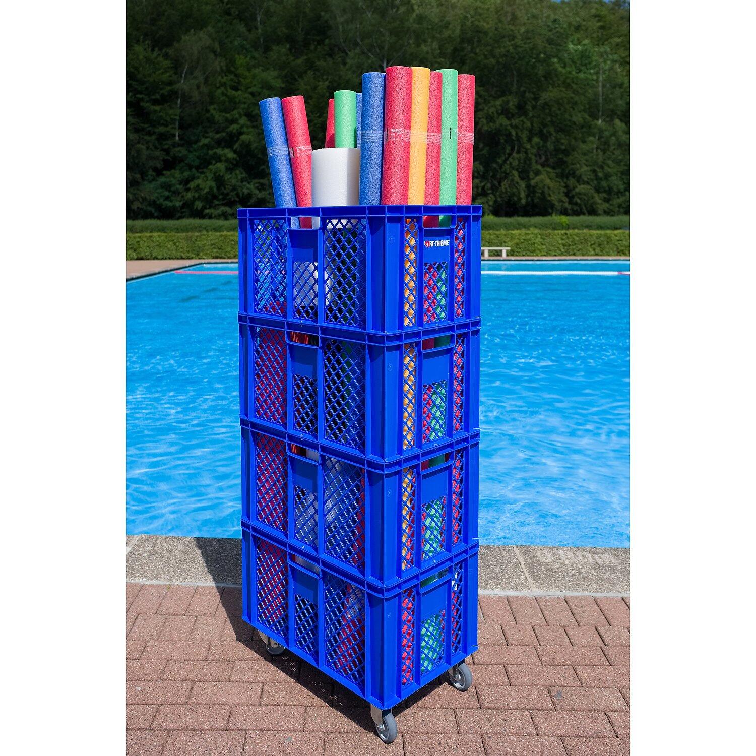 Aufbewahrungswagen Pool Noodle 60x40x135 cm Gesundheitssport Unisex 4/6