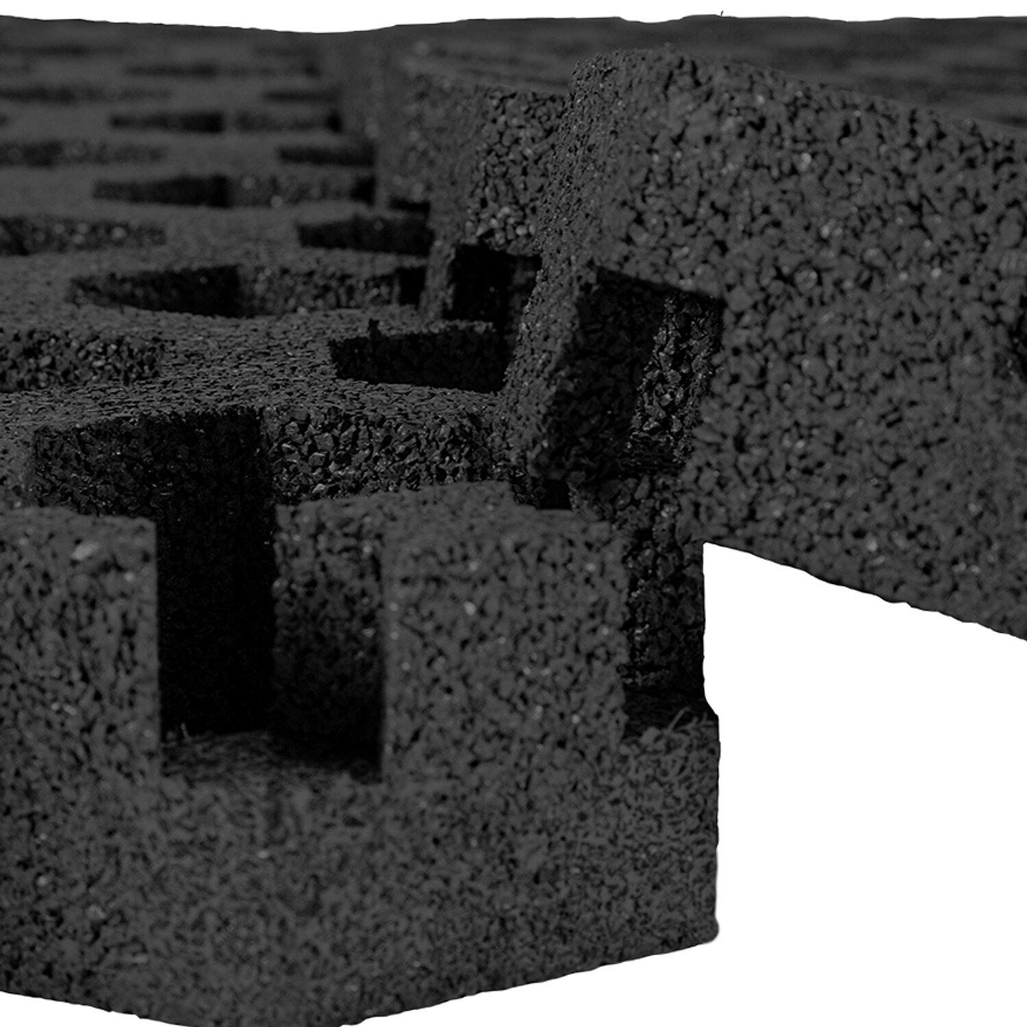 Rasengitter Hexagon Schwarz 4,5 cm Klettern Unisex Schwarz 3/4