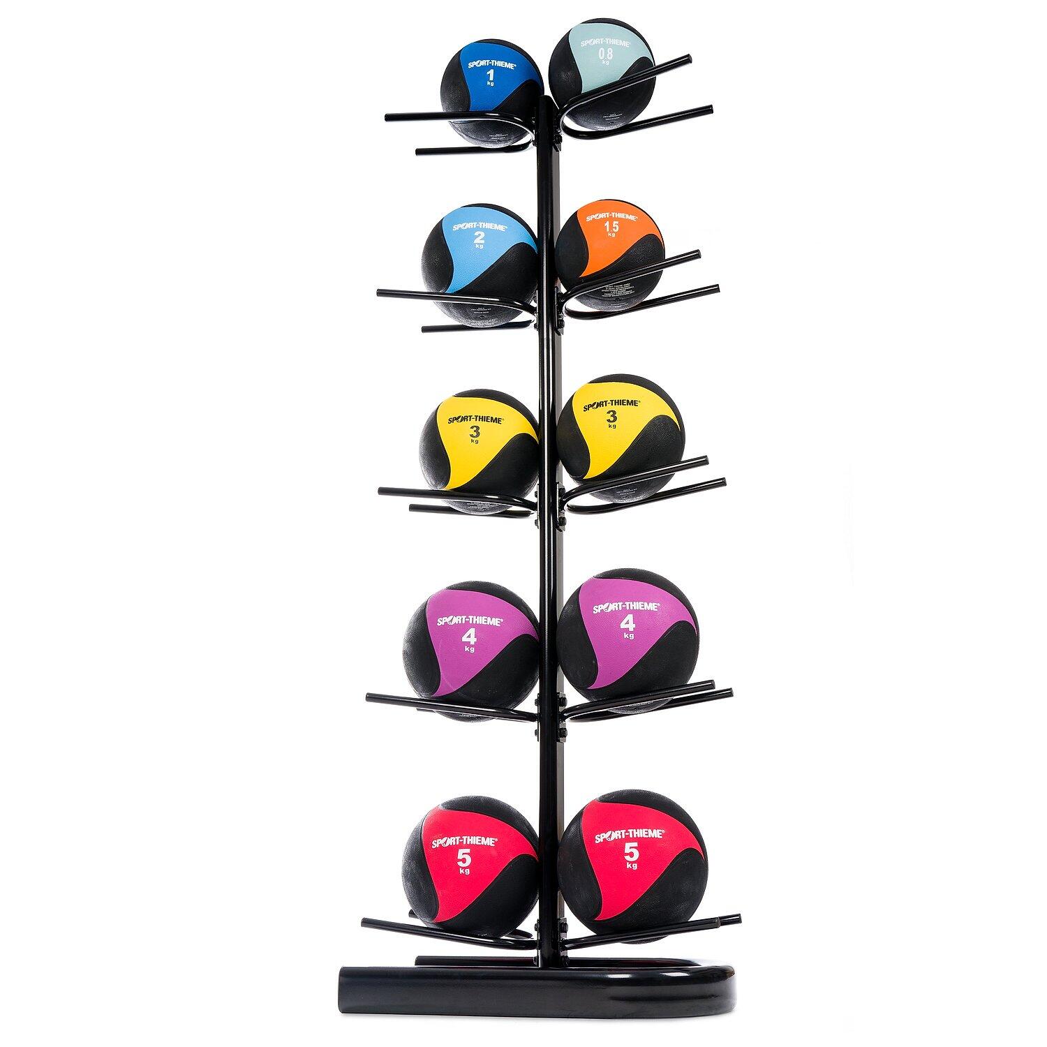 Medizinball-Ständer Fußball Unisex Schwarz 3/6