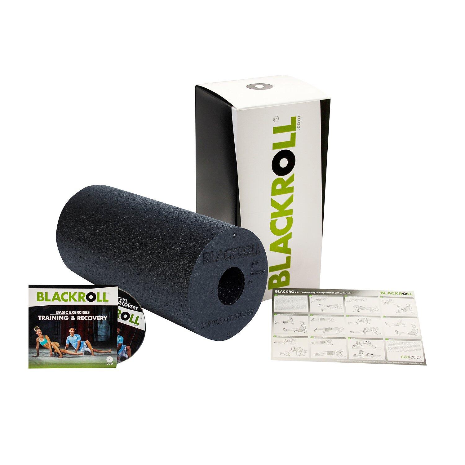 Faszienrolle Standard Schwarz 30 cm Functional Training Unisex Schwarz 5/6