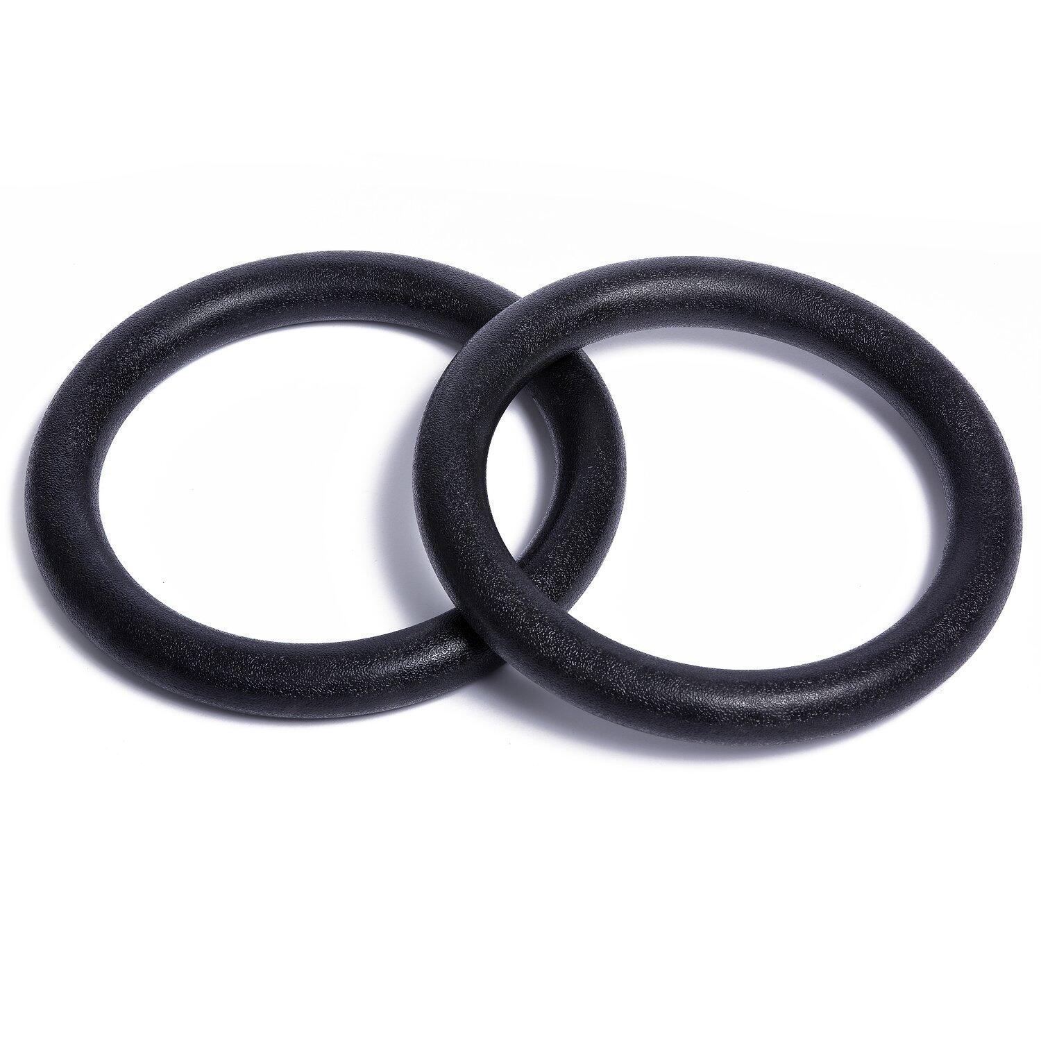 Turnringe-Set Crosstraining, outdoor Turnen Unisex Schwarz 5/6