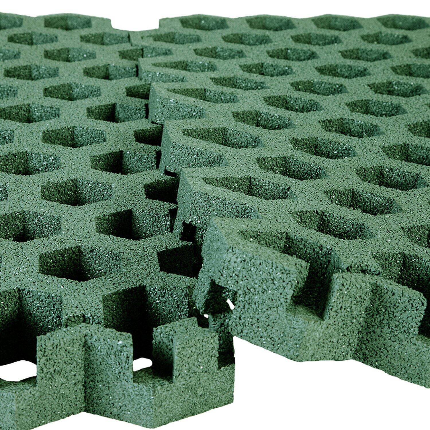 Rasengitter Hexagon Grün 4,5 cm Klettern Unisex Grün 3/4