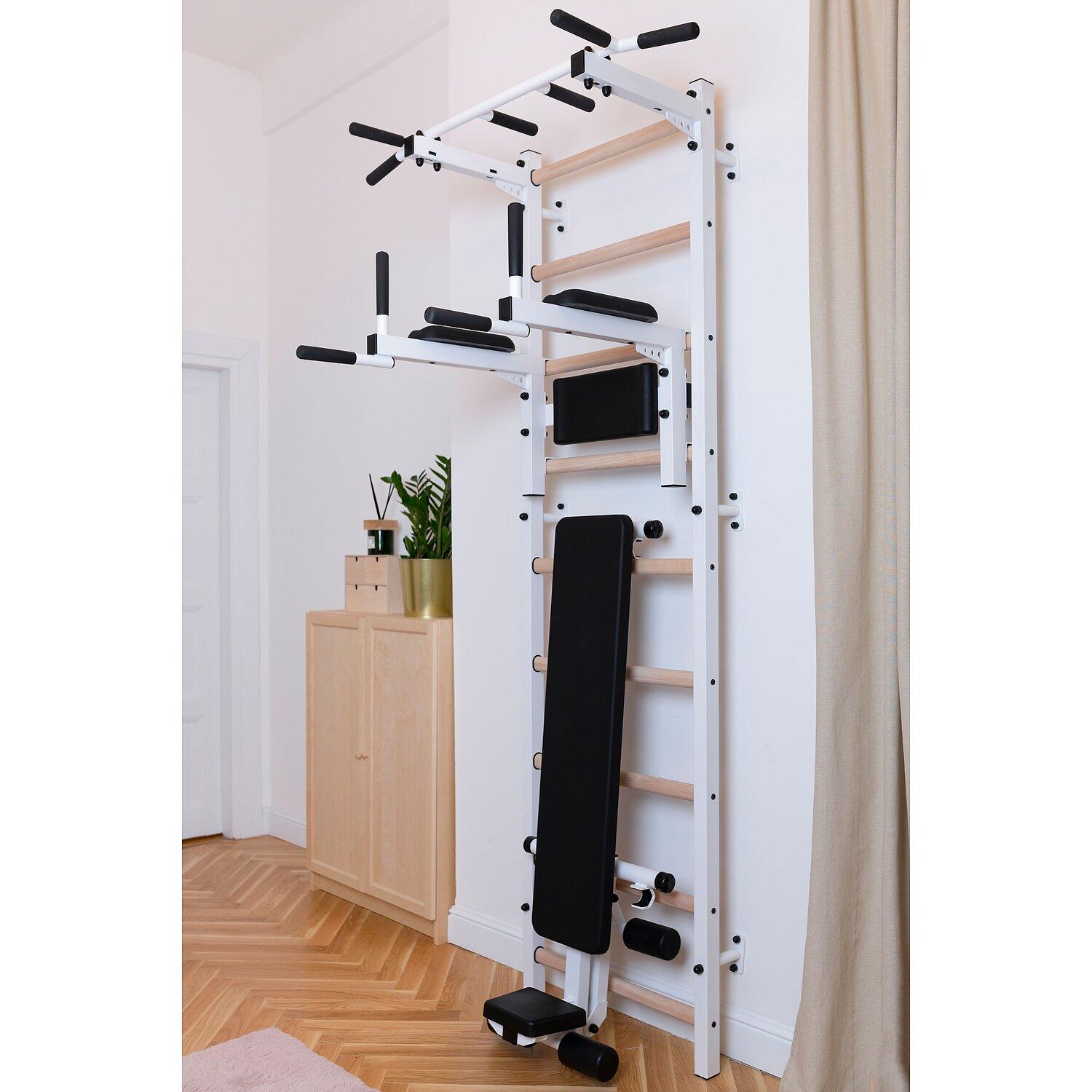 Sprossenwand Fitness-System 723 732W, Weiß Turnen Unisex 732W 3/3