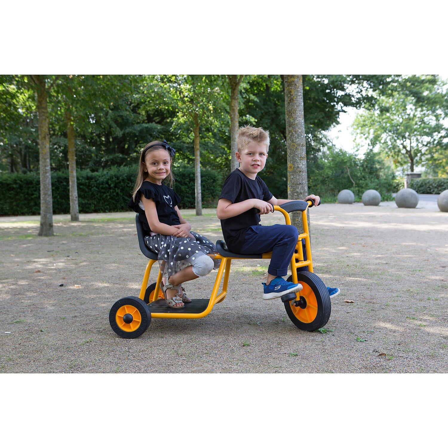 Tricycles Dreirad Taxi Scooter Unisex Gelb 3/4
