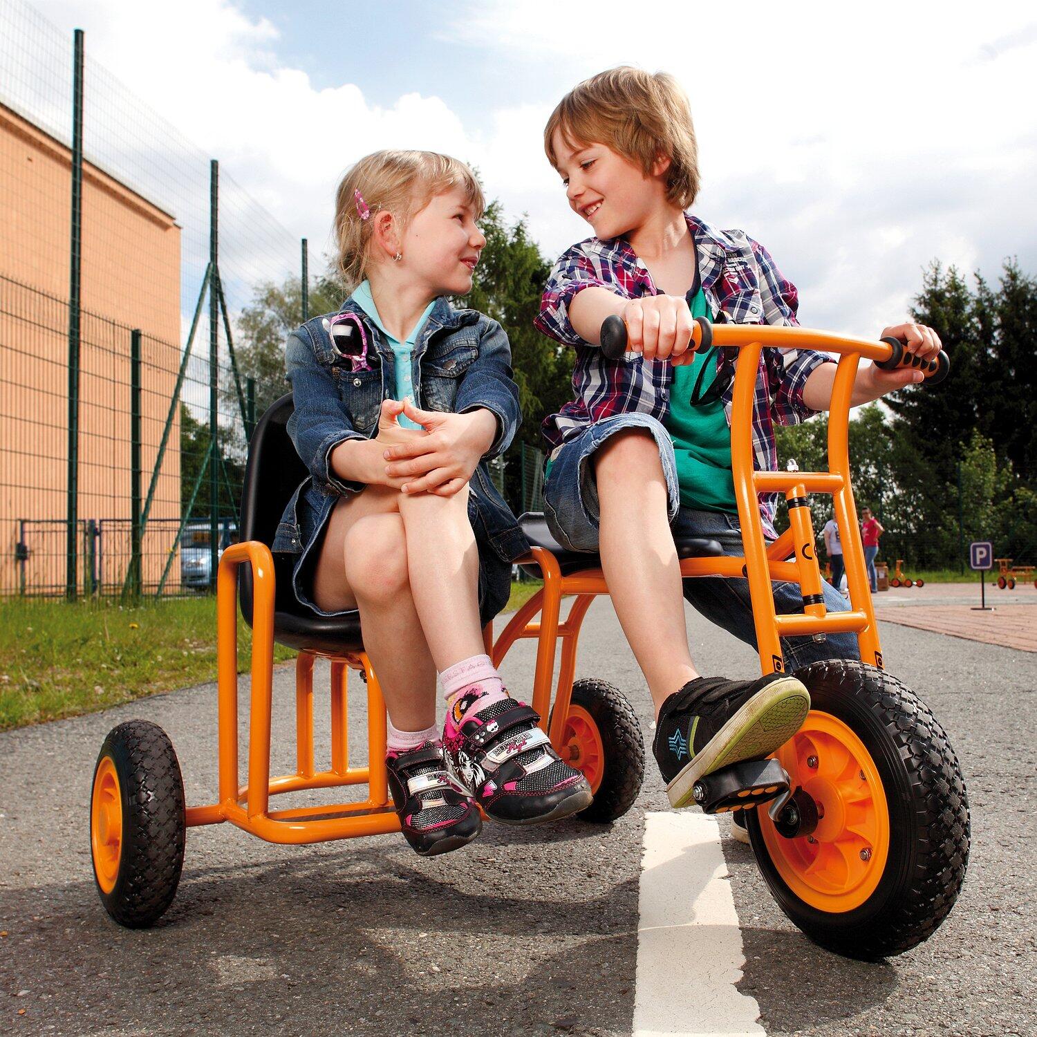 TopTrike Dreirad Streitwagen Scooter Unisex Orange 3/6