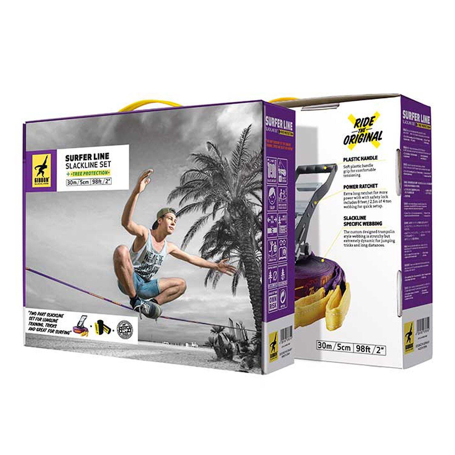 Slackline SURFERLINE - Slackline - Bleu 3/8